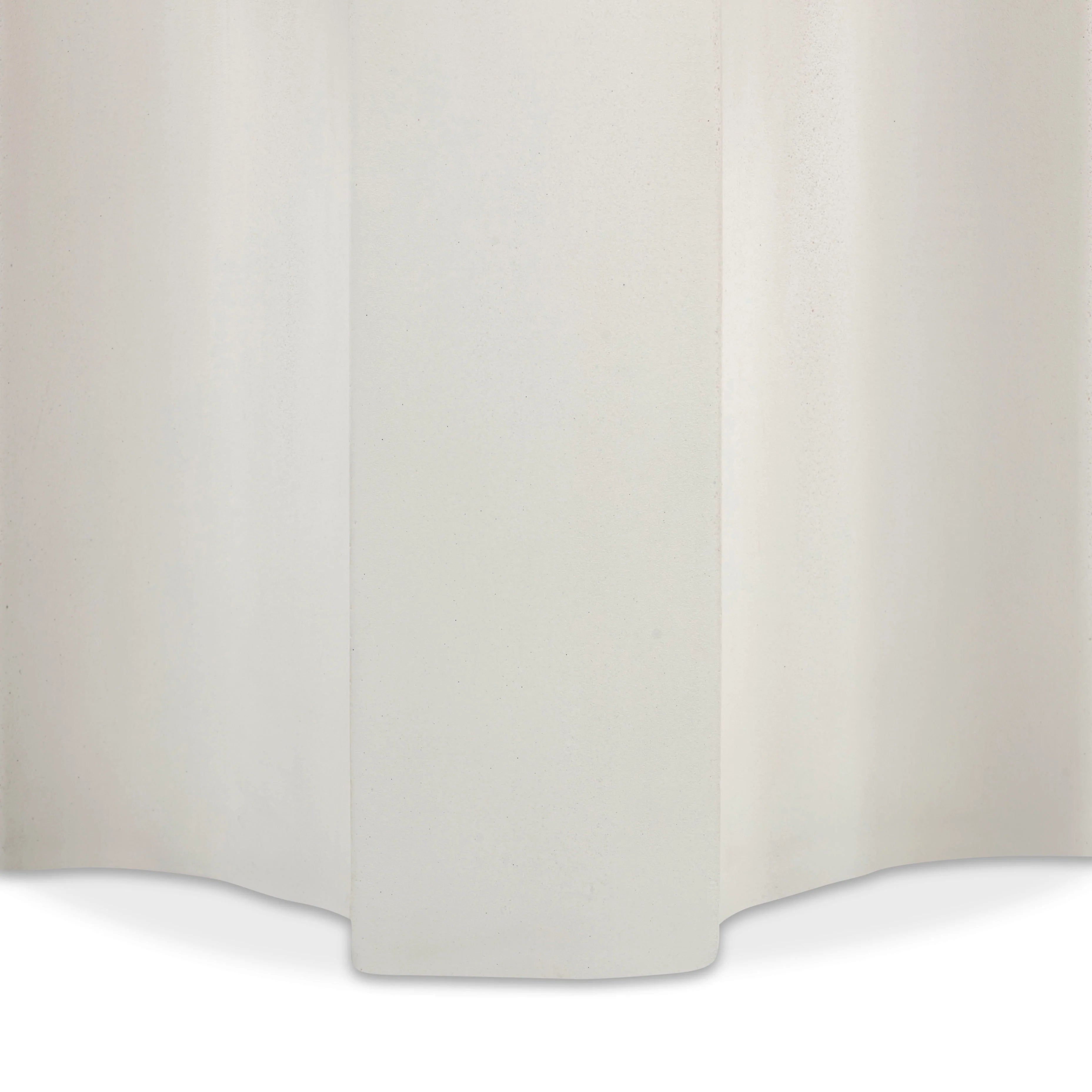 Cassandra Ivory Indoor/Outdoor Concrete Side Table