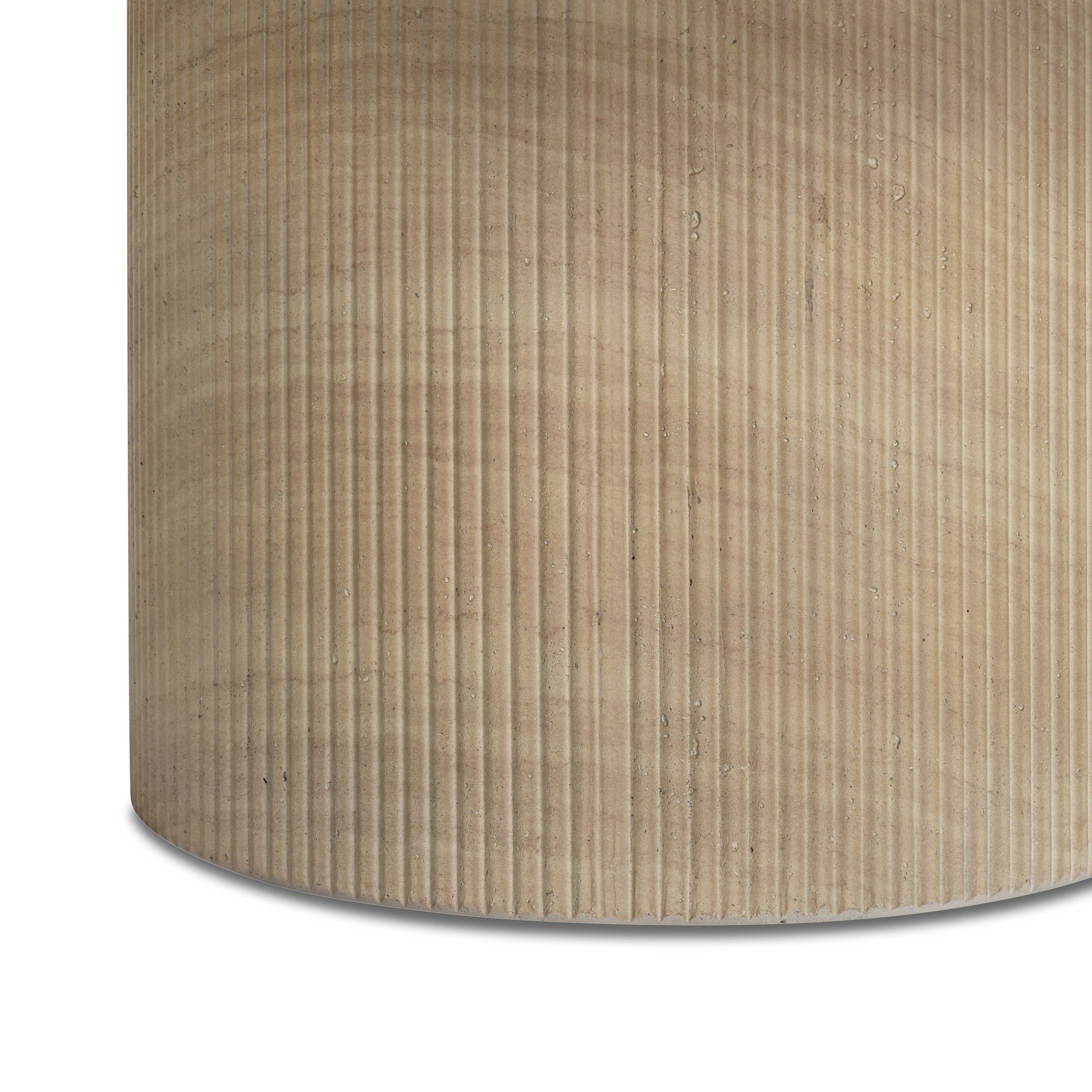 Darcy 36" Concrete Indoor/Outdoor Round Coffee Table