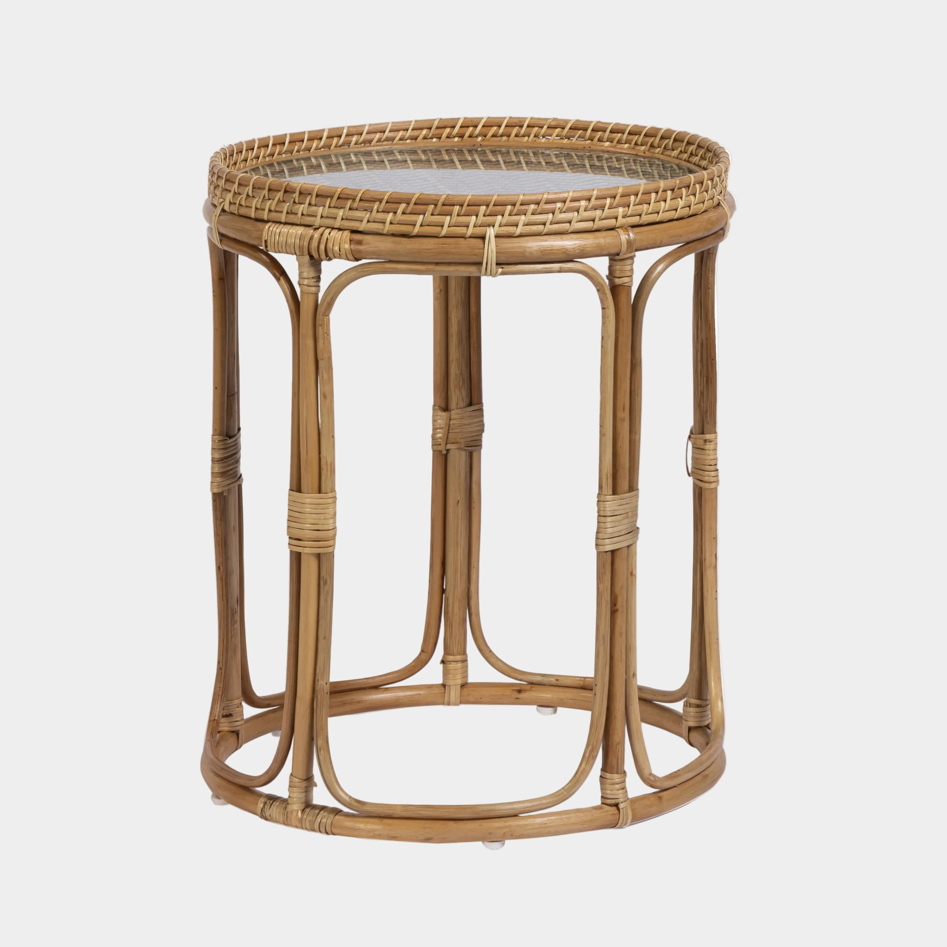 Lindy Rattan Side Table