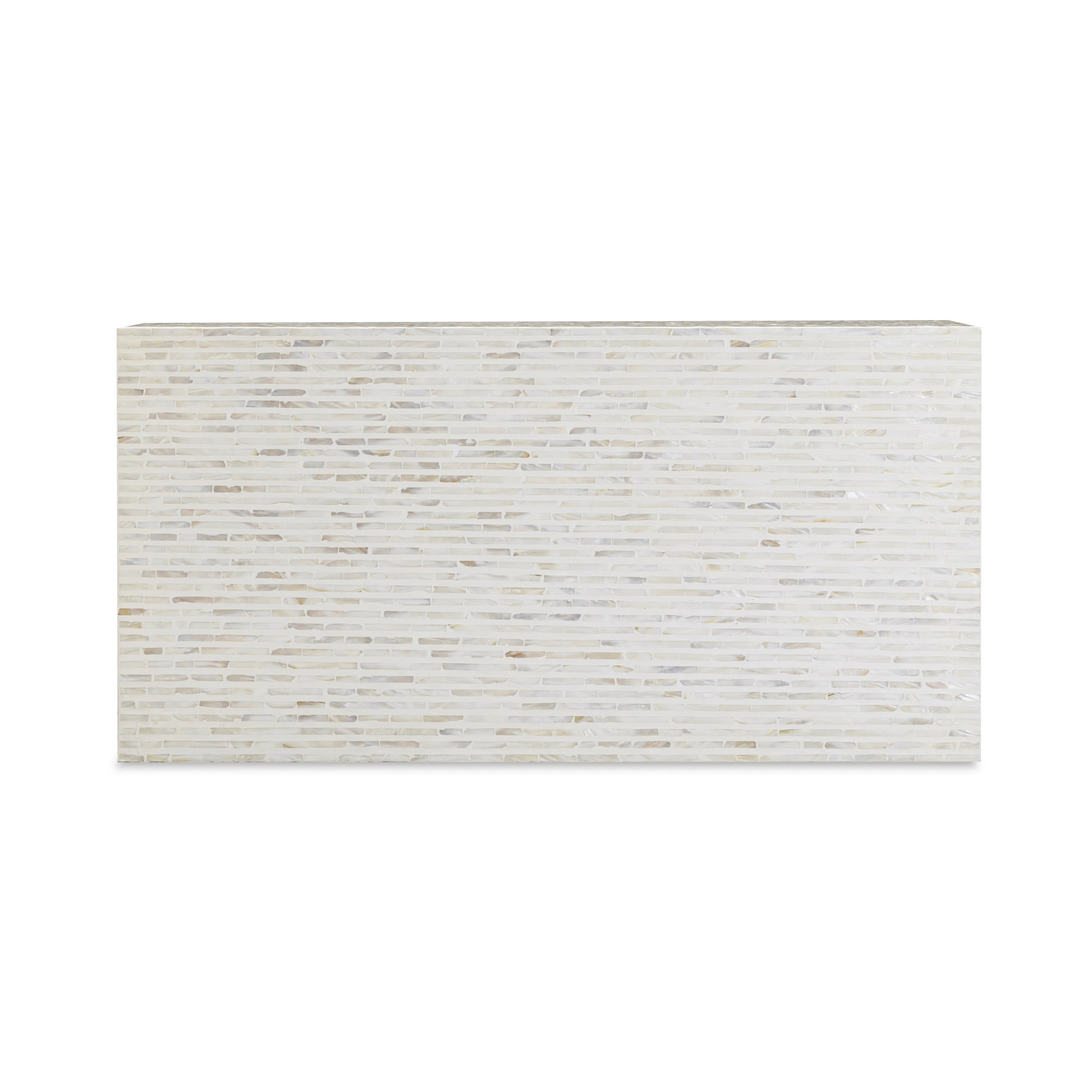 Earl 48" Shell Rectangular Coffee Table