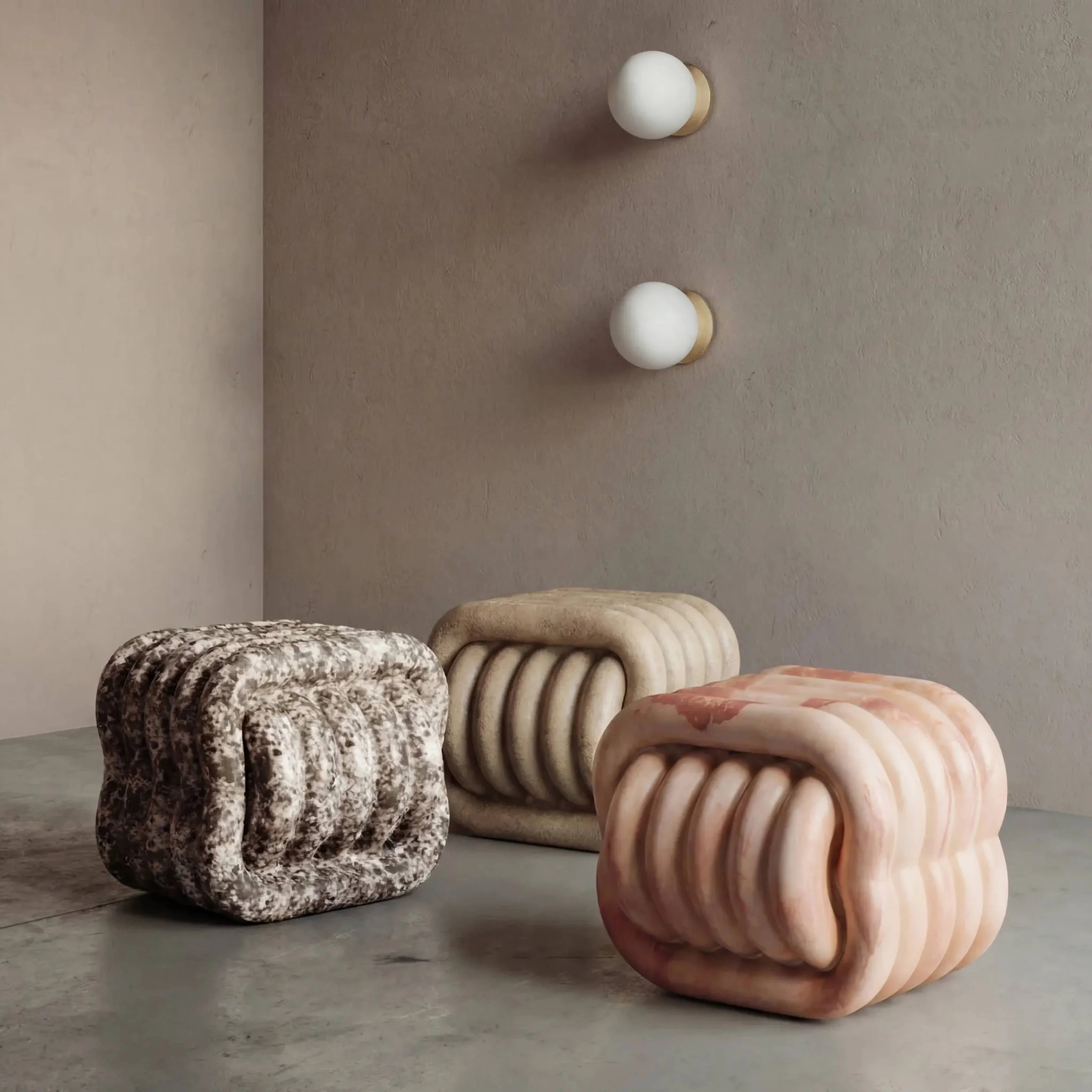 Love Knot Concrete Indoor / Outdoor Accent Stool