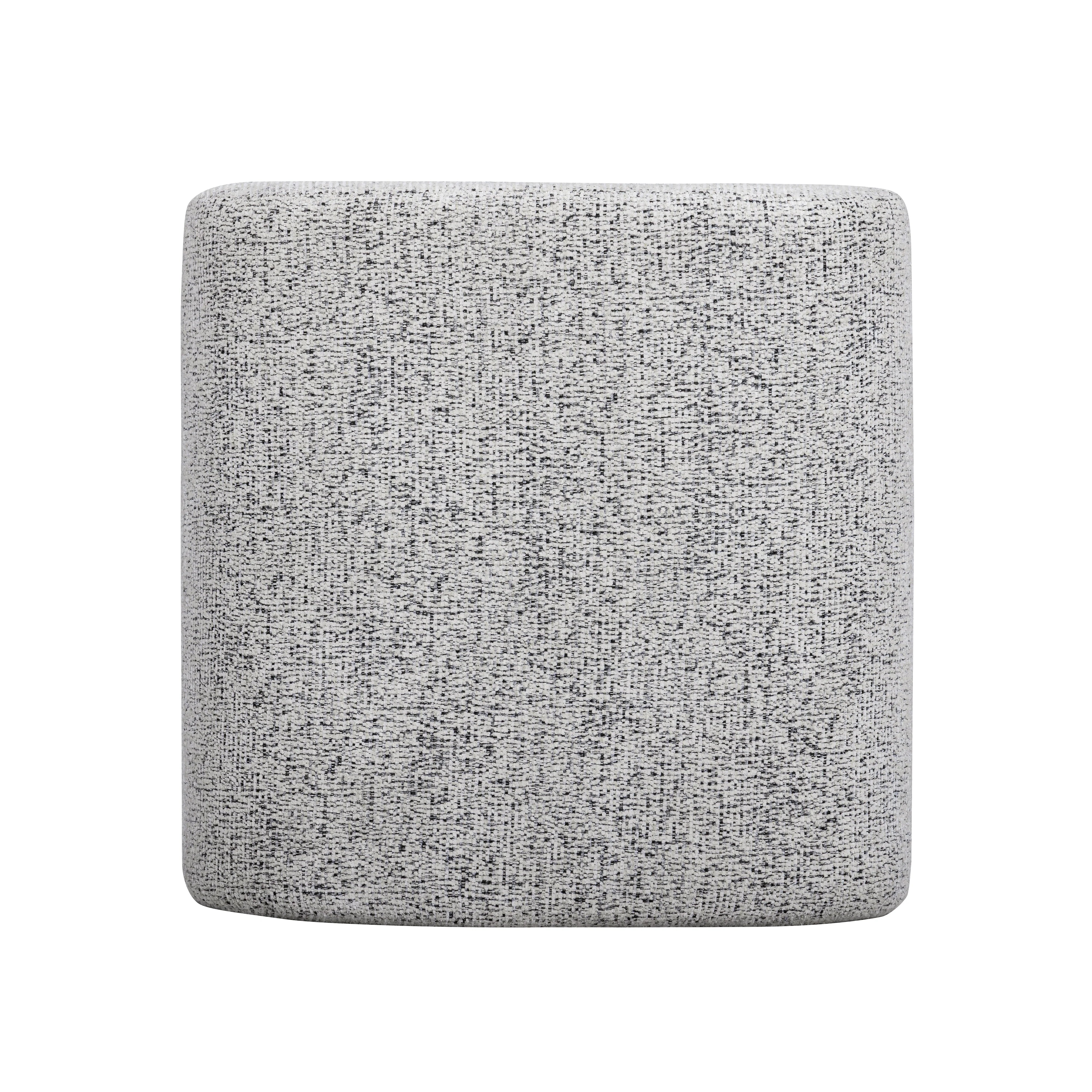 Desi Woven Performance Fabric Ottoman