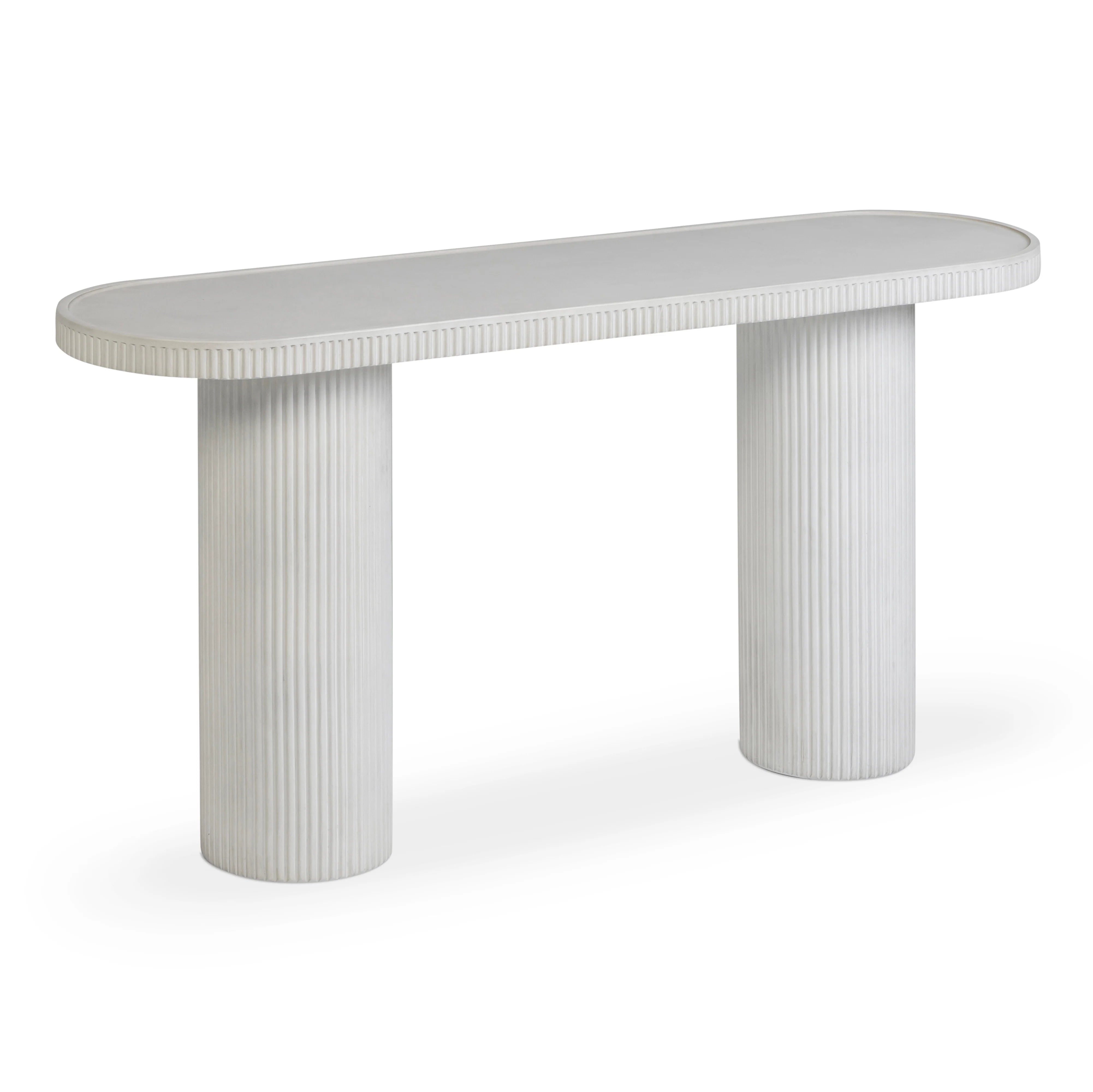 Darcy 59" Concrete Indoor/Outdoor Console Table