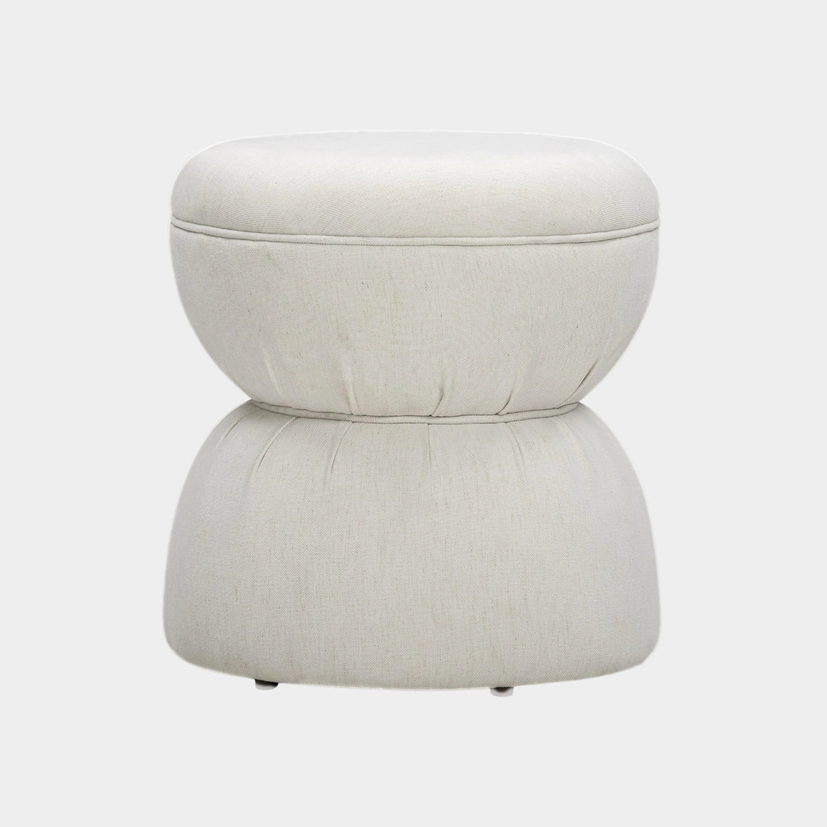 Tomlin Ruched Performance Fabric Game Ottoman