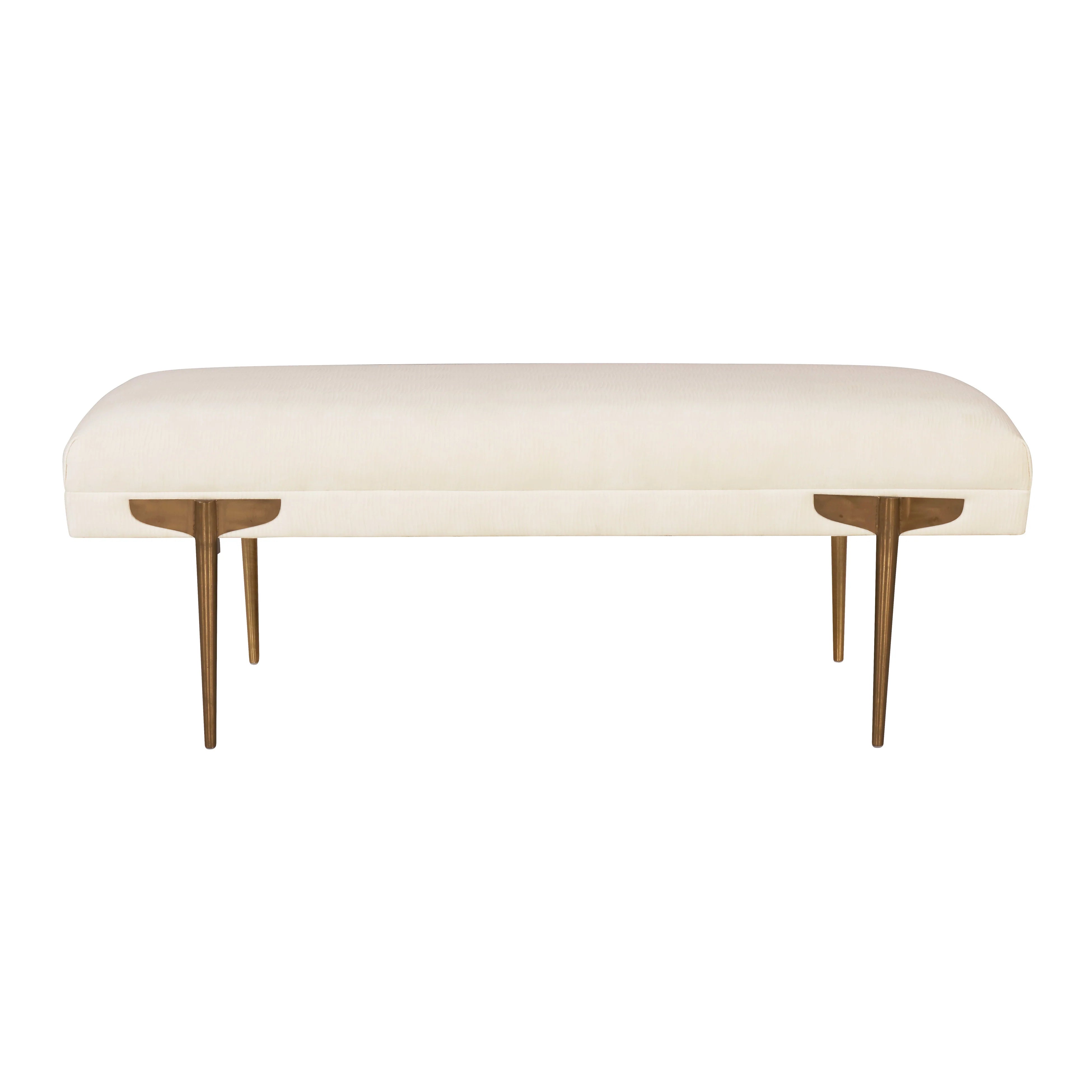 Banc Brno en velours ondulé 