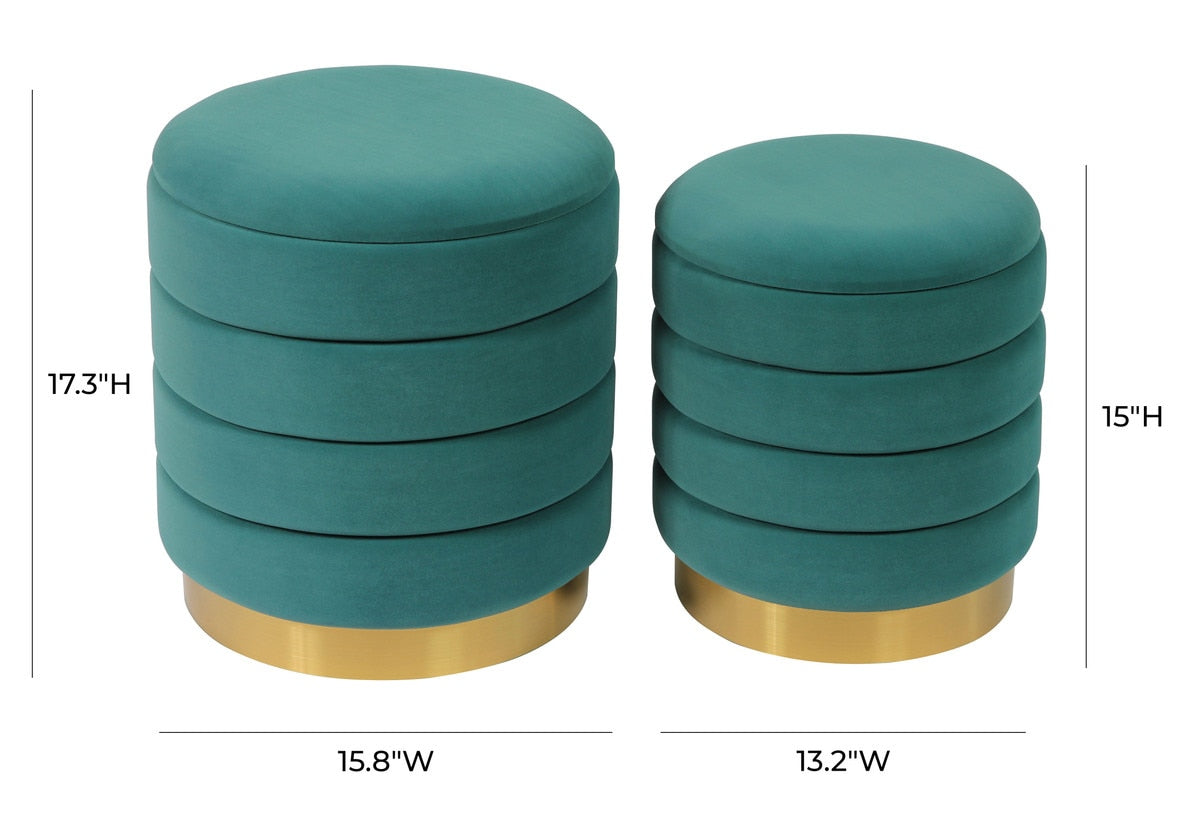 Poufs Saturn - Lot de 2