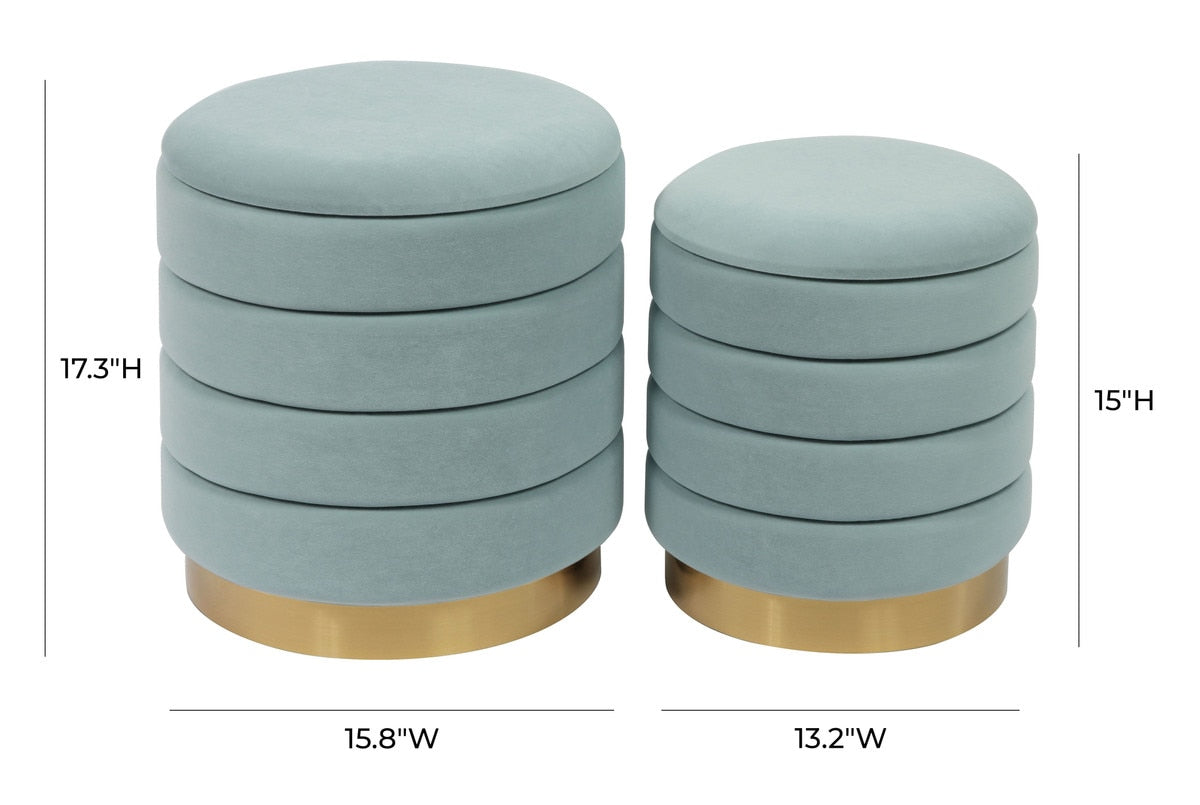 Poufs Saturn - Lot de 2