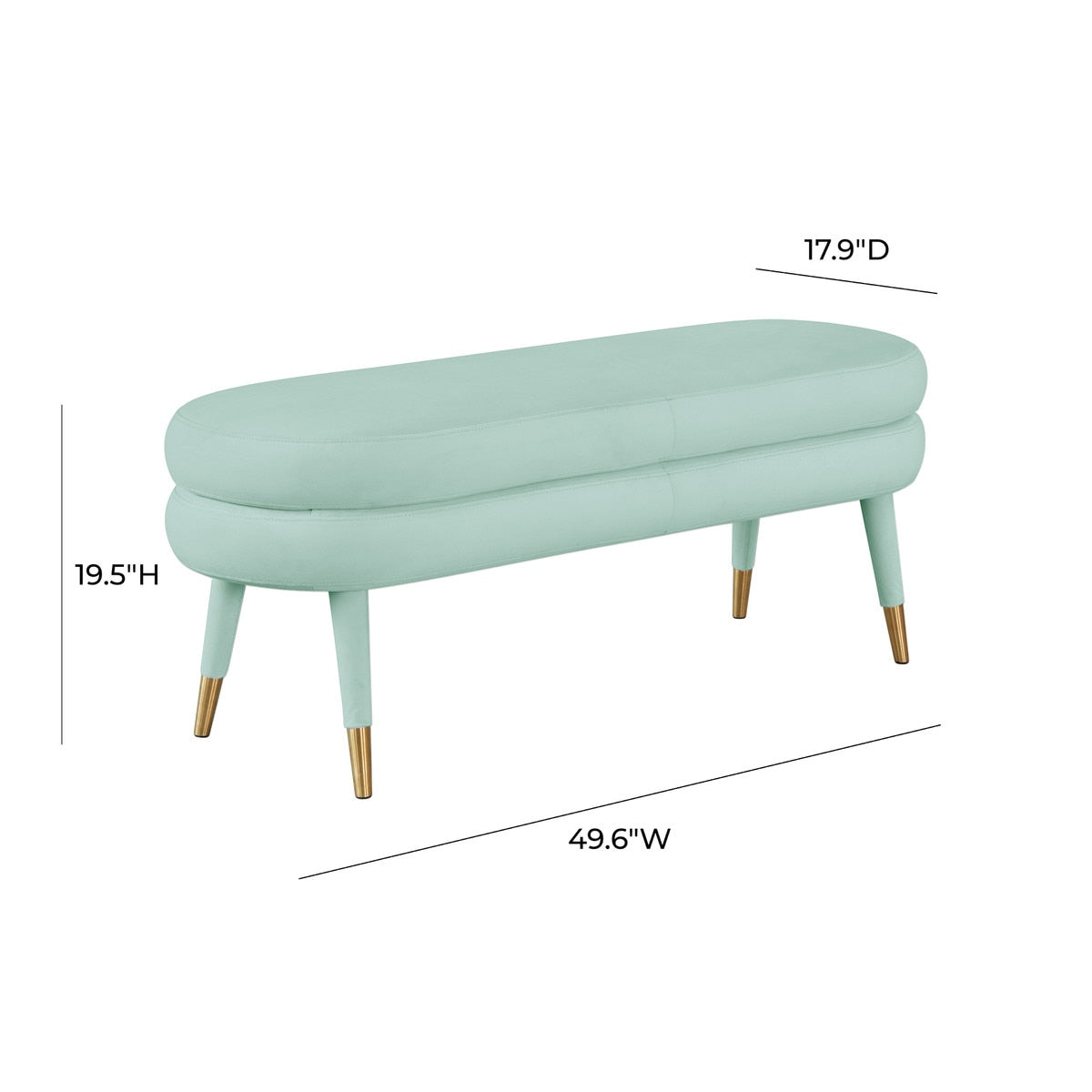 Betty Velvet Bench