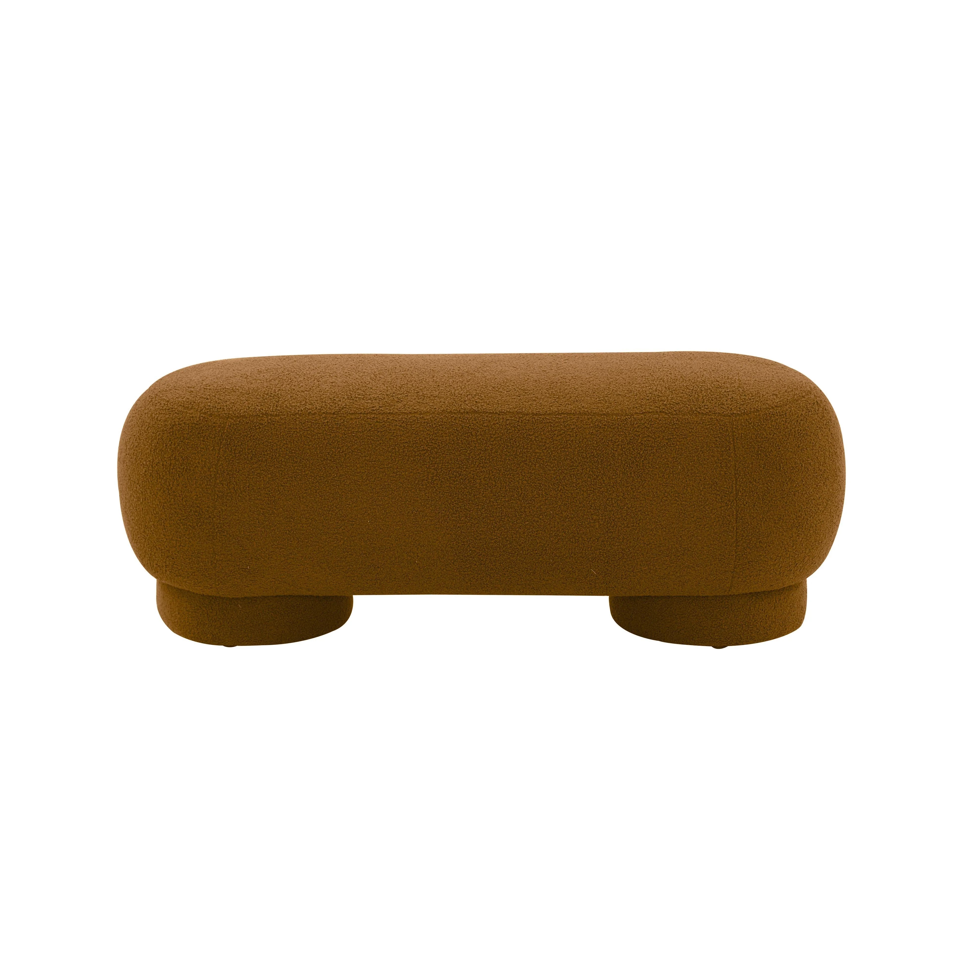 Mara 43" Performance Vegan Shearling Ottoman
