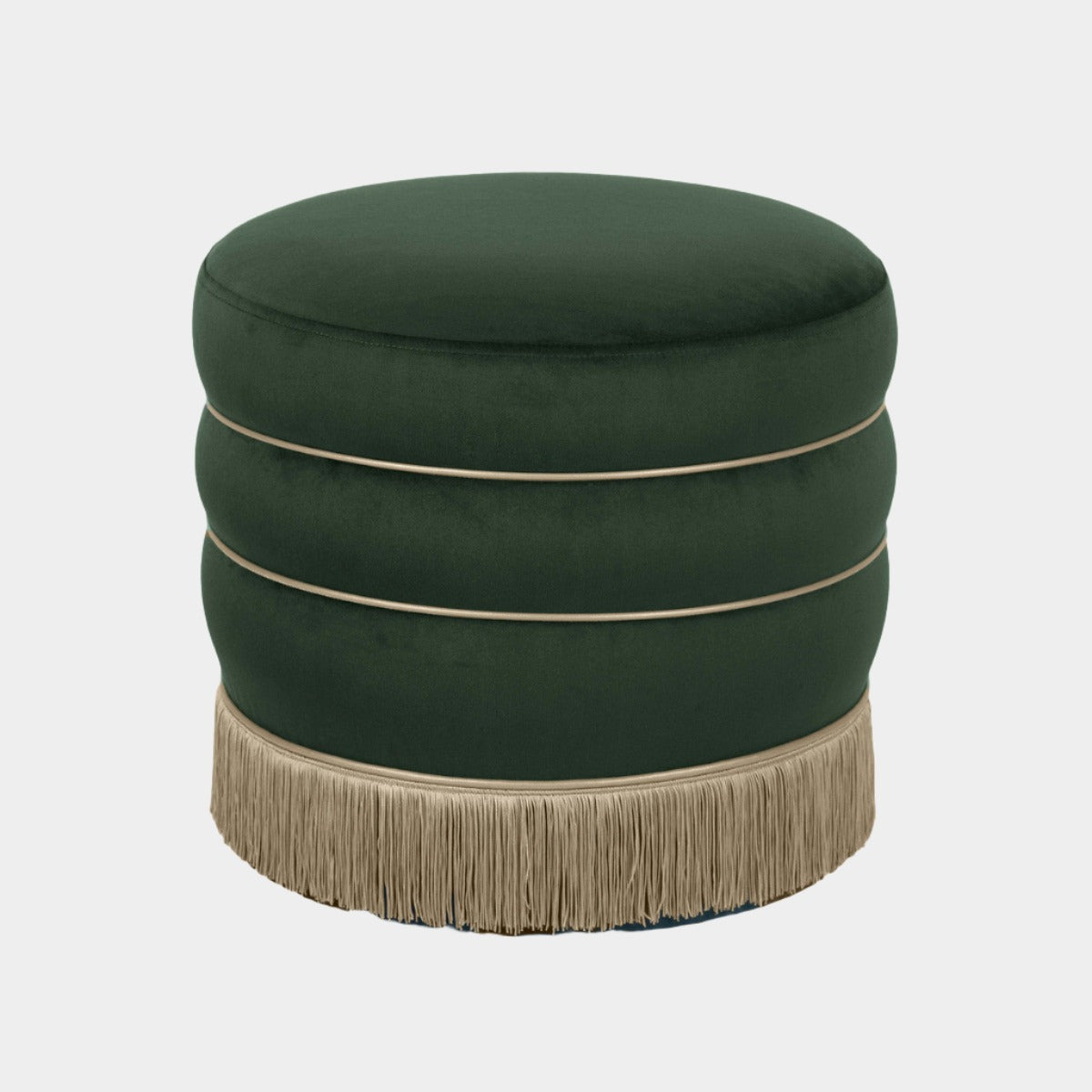 Pouf en velours Lakka 