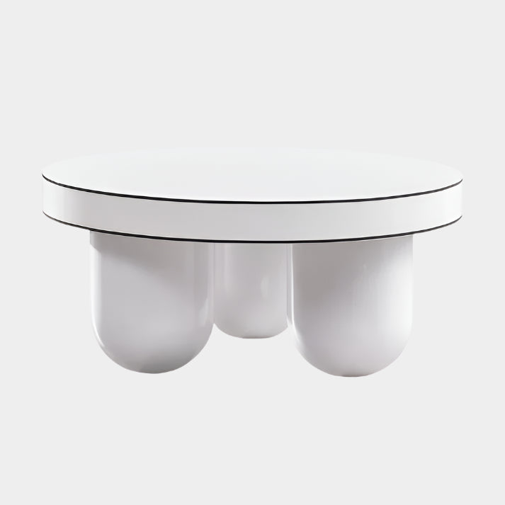 Jasper White Glossy Coffee Table