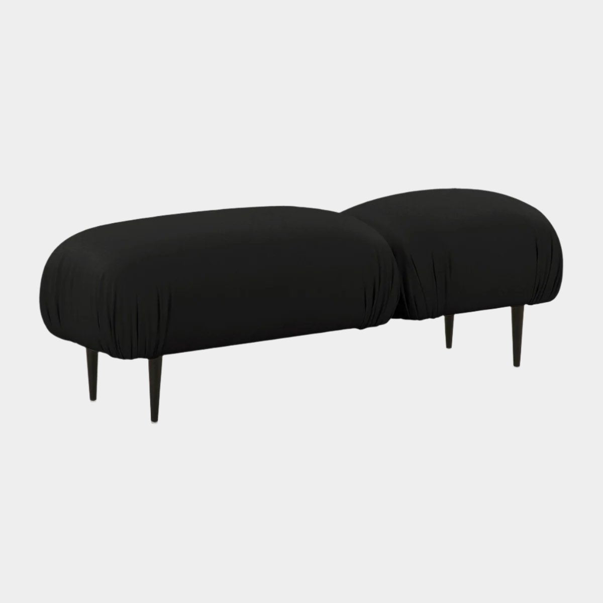 Adalynn Black Performance Vegan Leather Bench