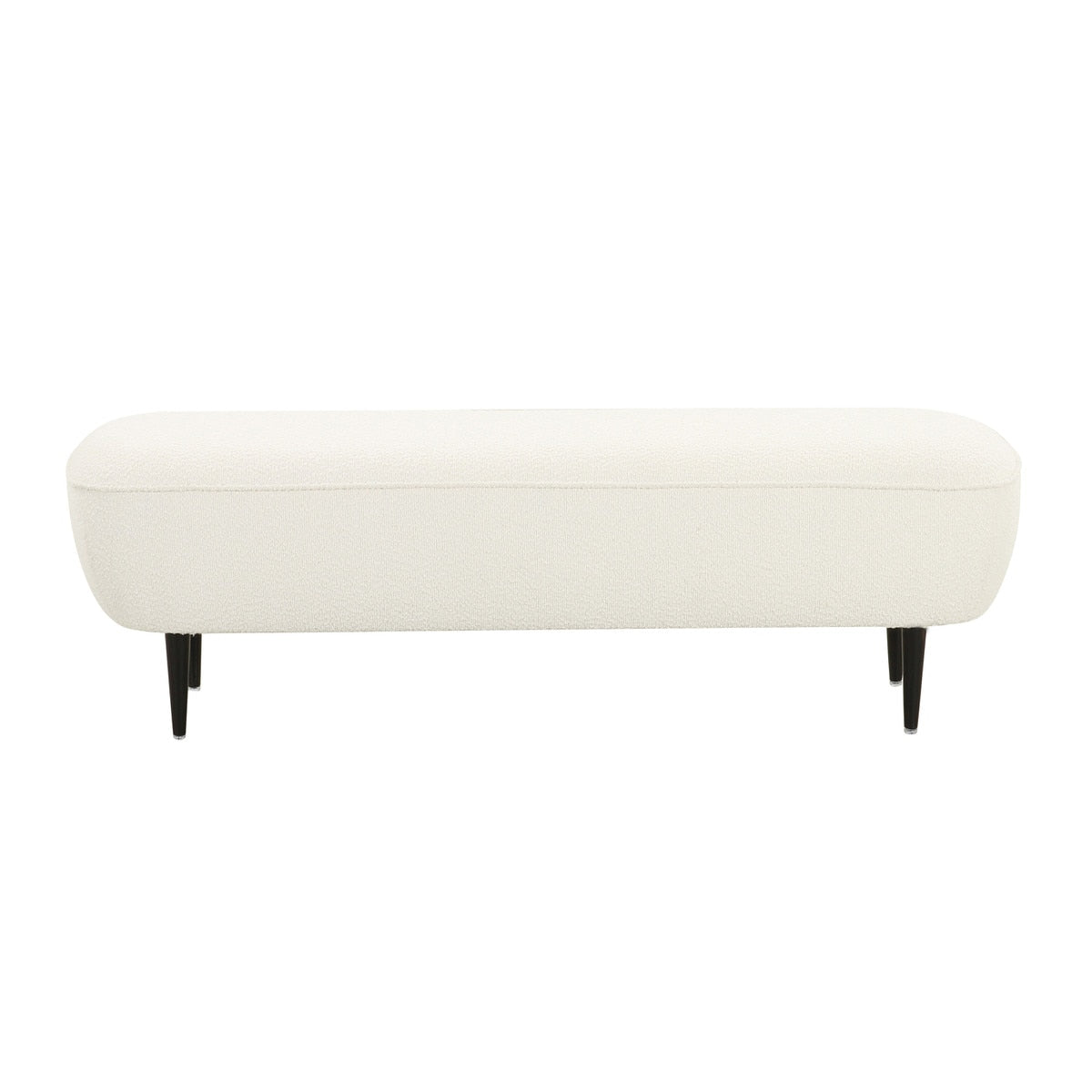 Denise Cream Boucle Bench