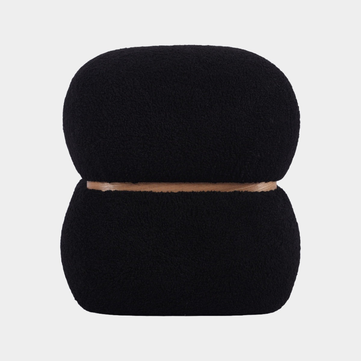 Helga Vegan Shearling Ottoman