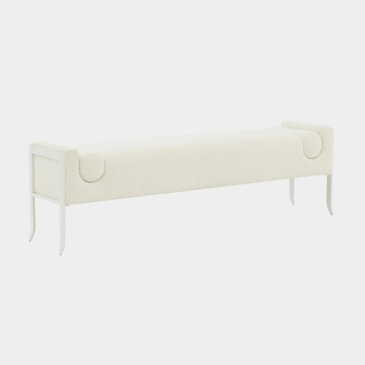 Ines Cream Boucle Bench