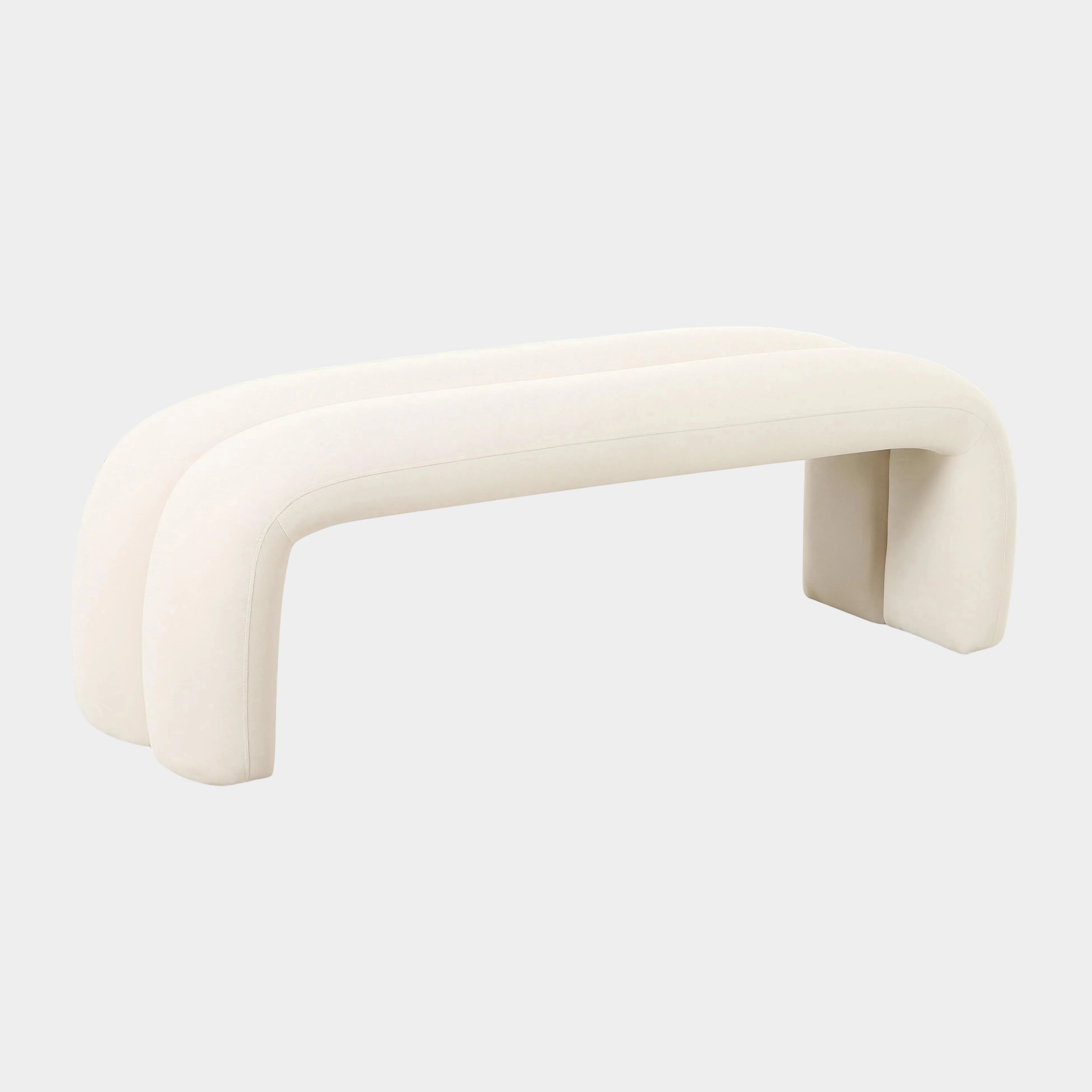 Leigh 56" Performance Velvet Channeled Bench