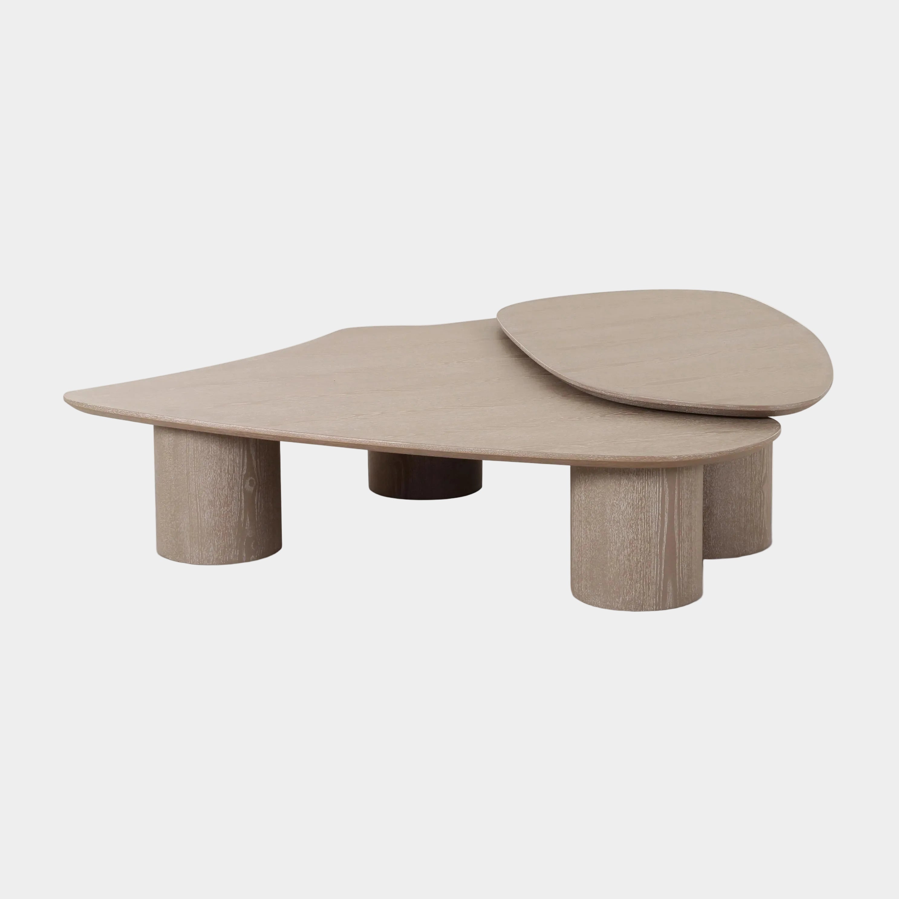 Rhema 2-Piece Washed Ash Nesting Coffee Table Set