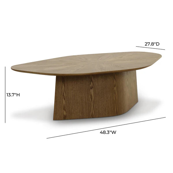 Roche Ash Geometric Coffee Table