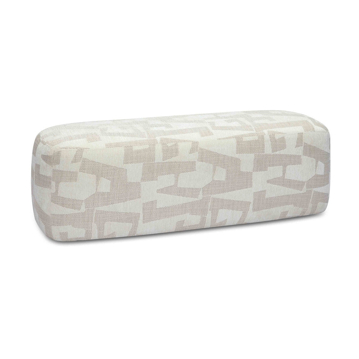 Graceland Cream Jacquard Bench