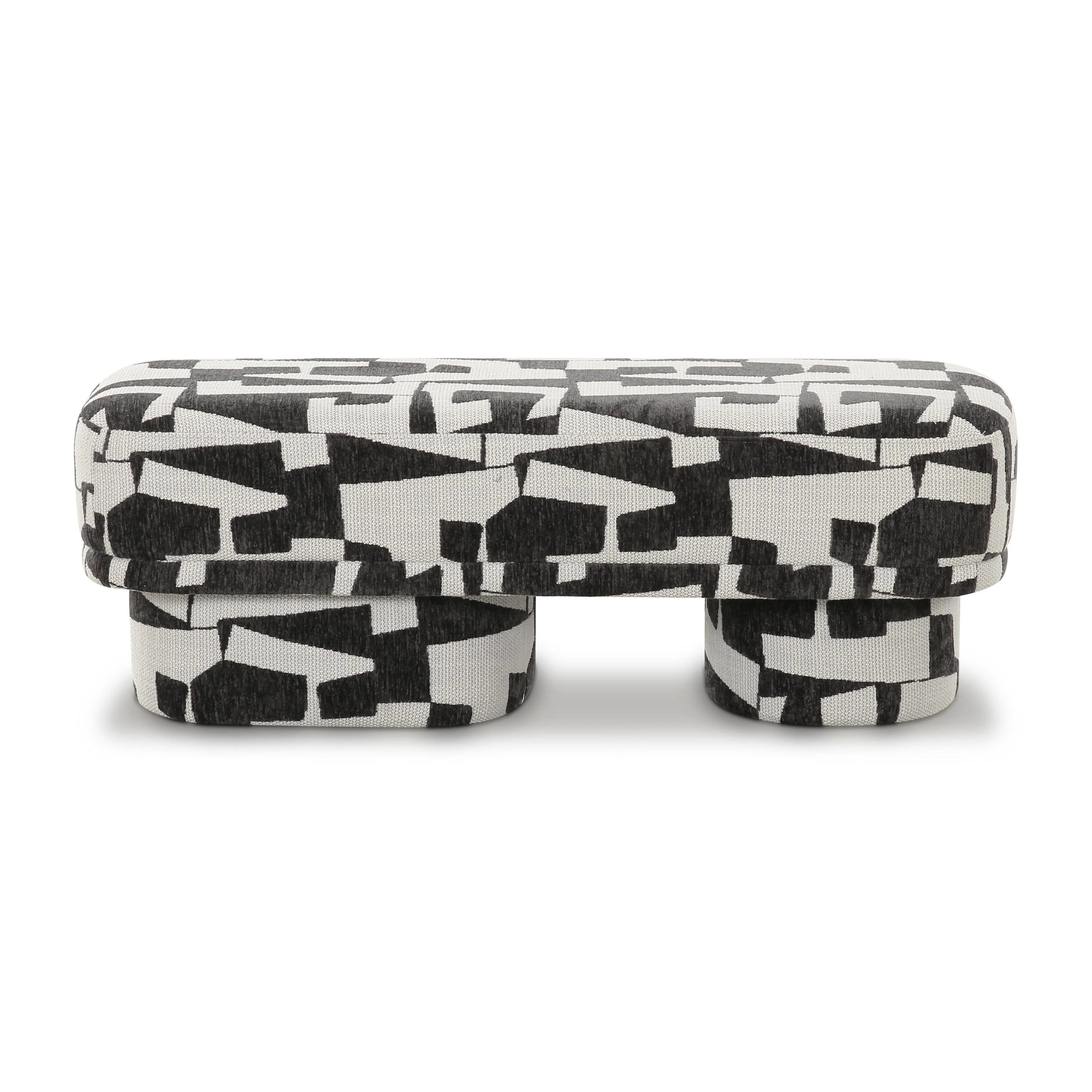 Lena 47" Performance Jacquard Bench