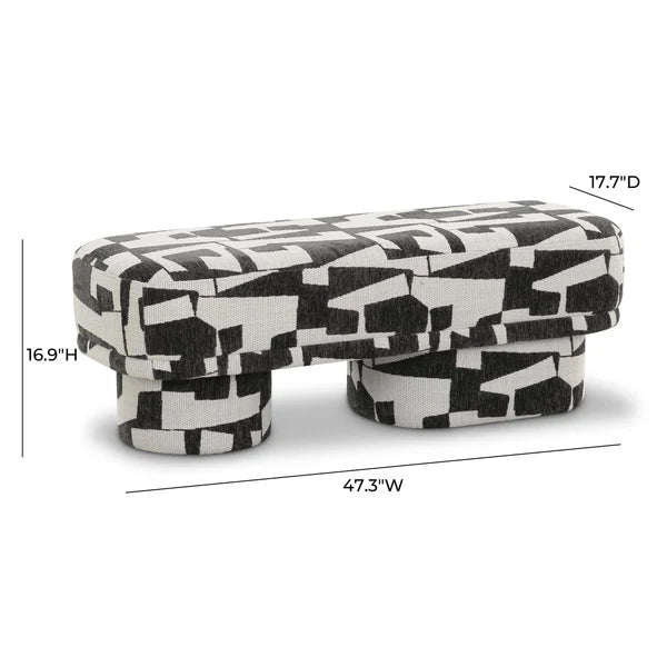 Lena Jacquard Bench
