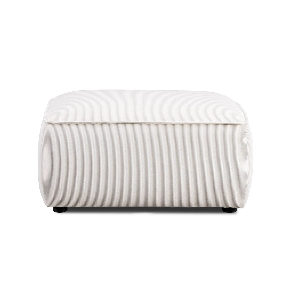 Travie Performance Corduroy Velvet Ottoman