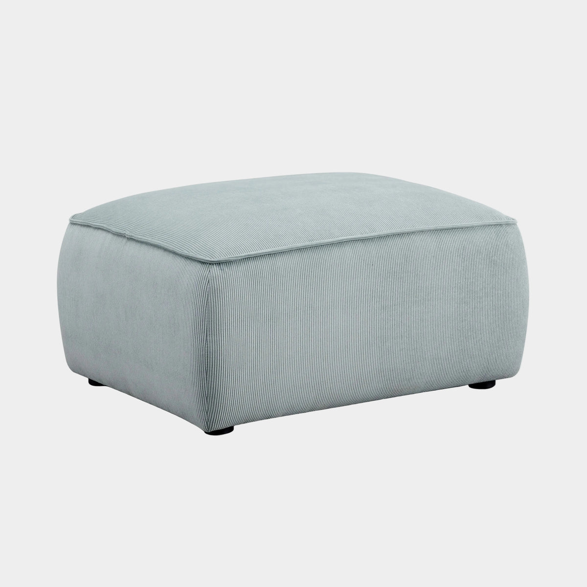 Travie Performance Corduroy Velvet Ottoman