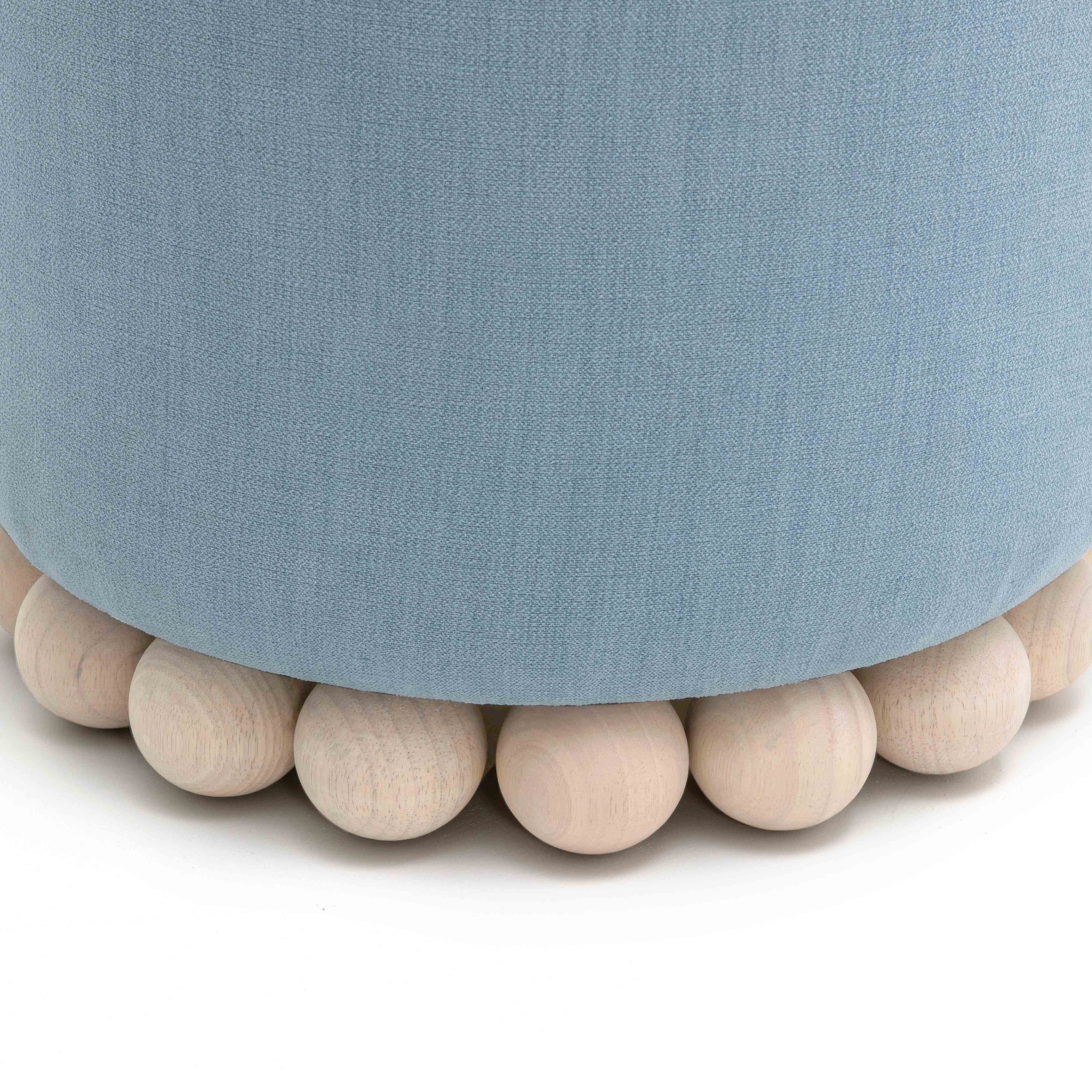 Dex Upcycled Performance Fabric Ottoman