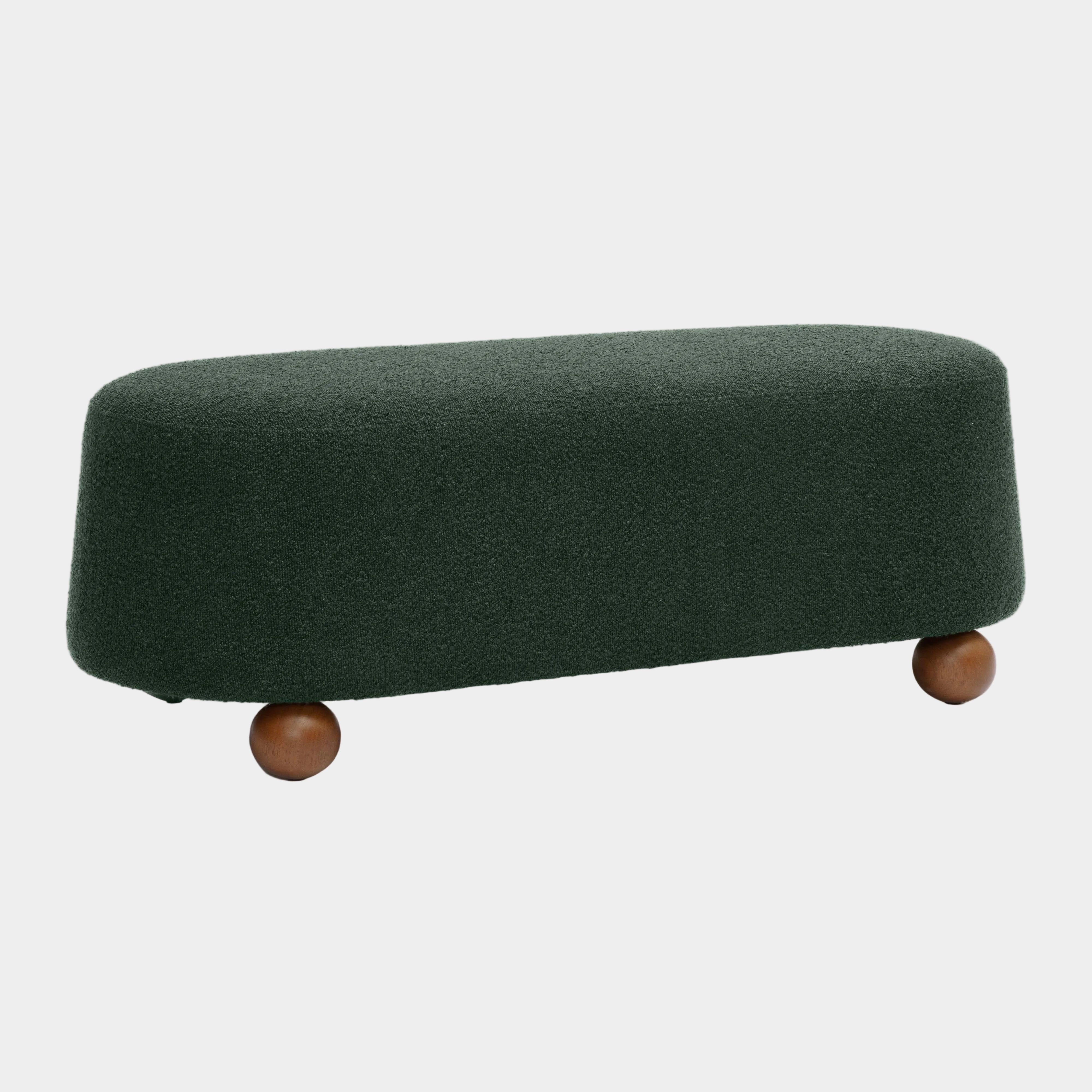 Jaine 48" Performance Boucle Large Ottoman