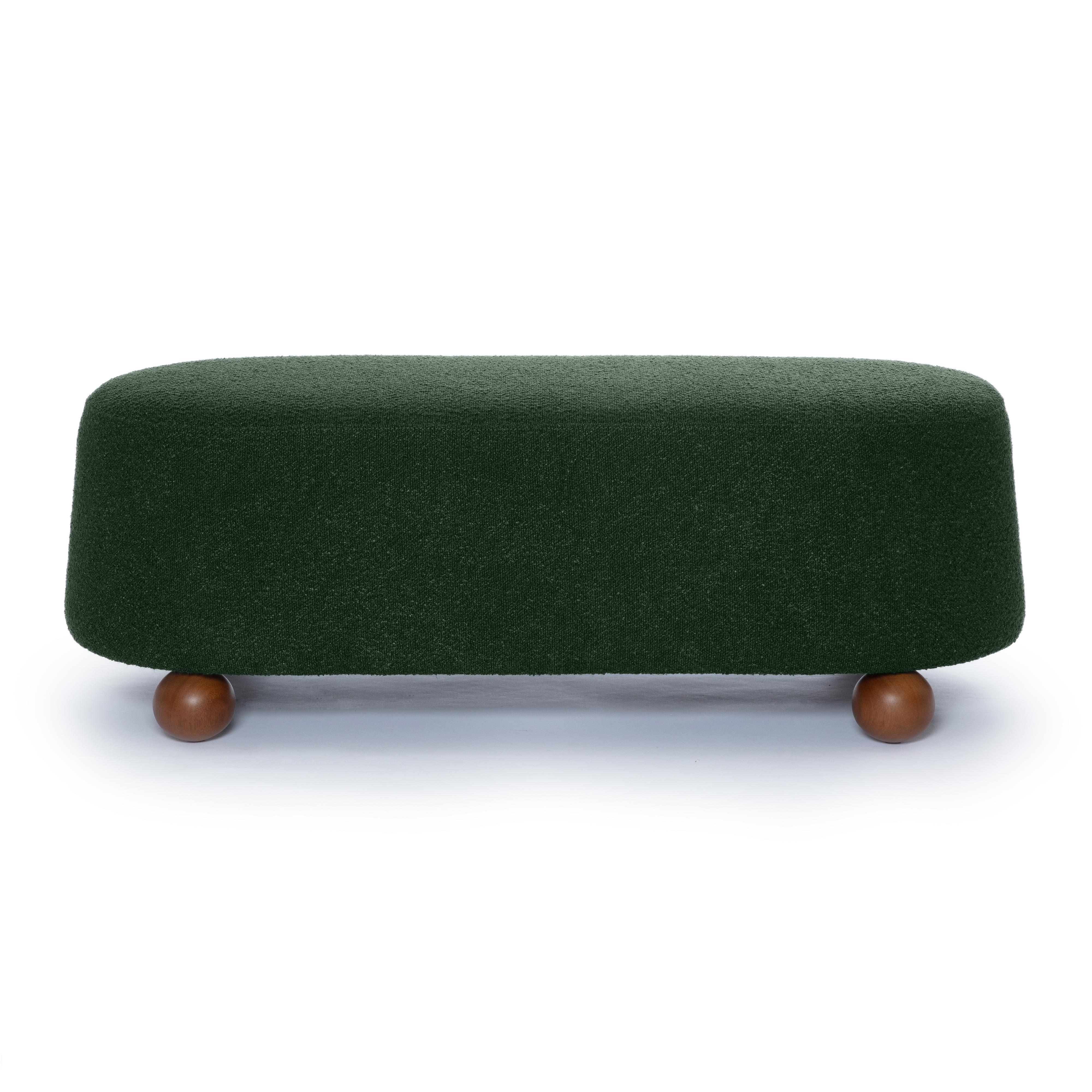 Jaine 48" Performance Boucle Large Ottoman