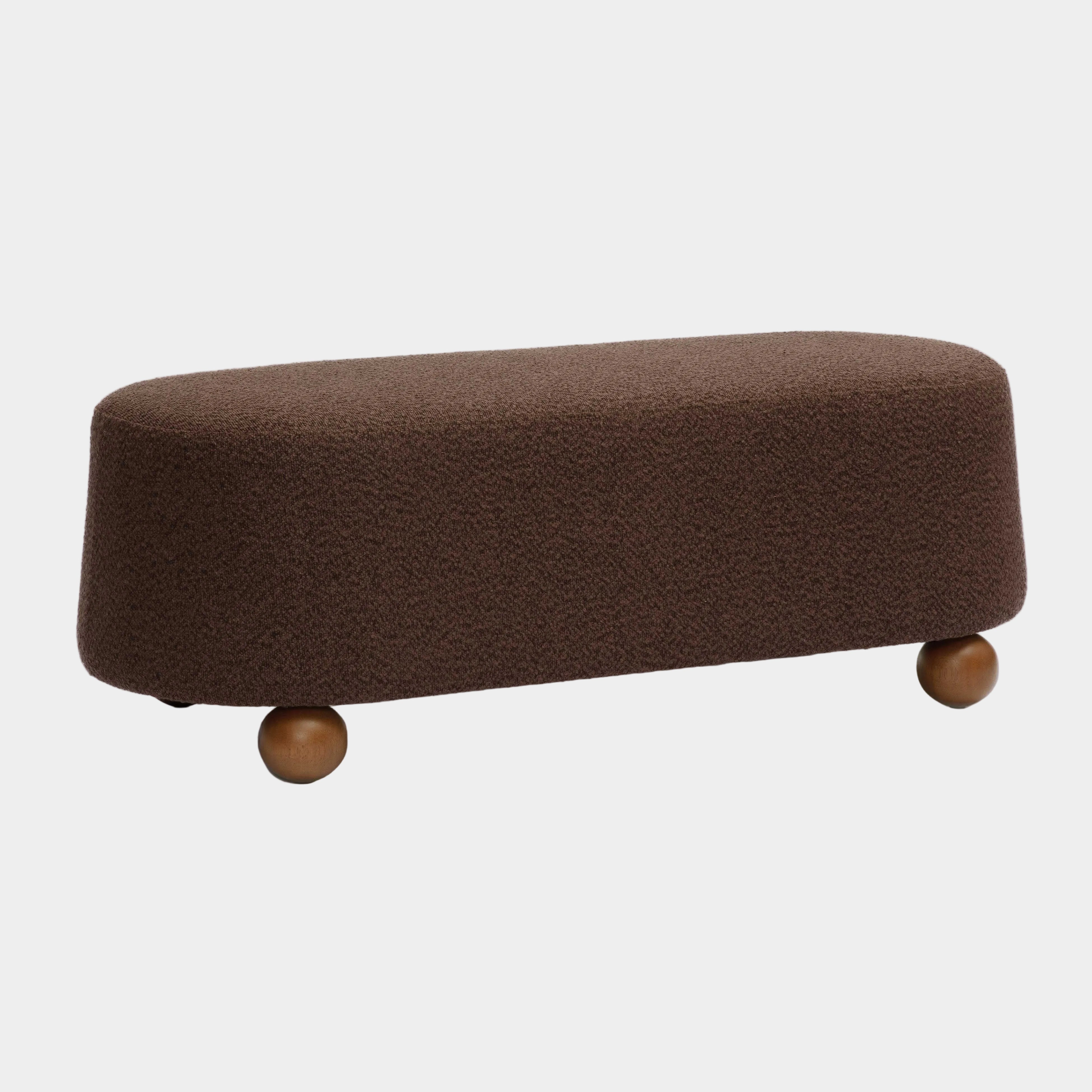 Jaine 48" Performance Boucle Large Ottoman