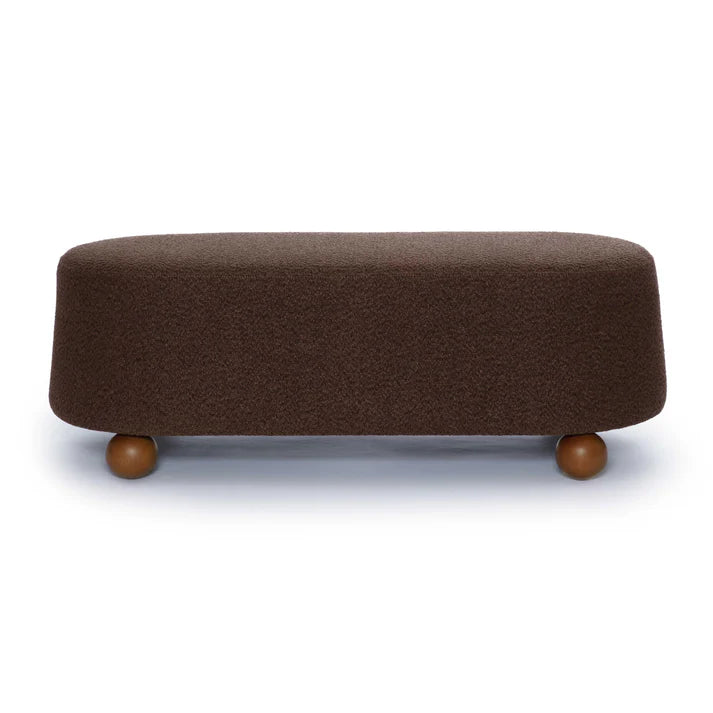 Jaine Boucle Large Ottoman