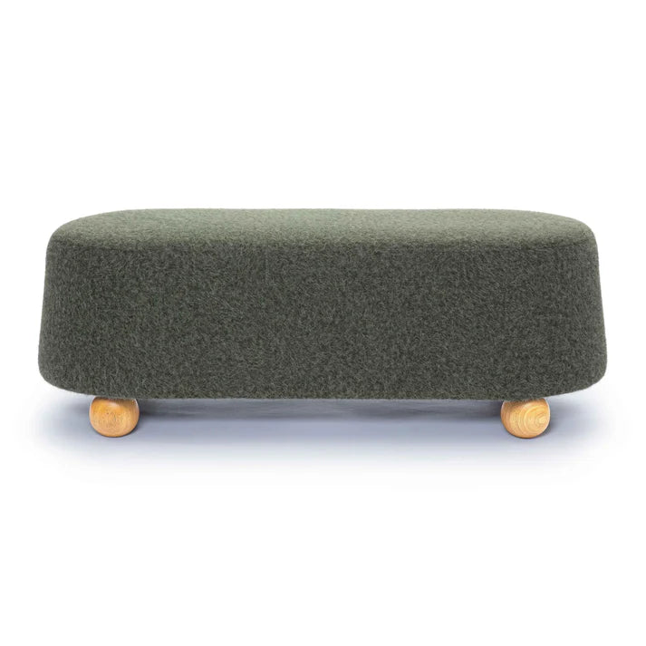 Jaine Loose Mohair Large Ottoman