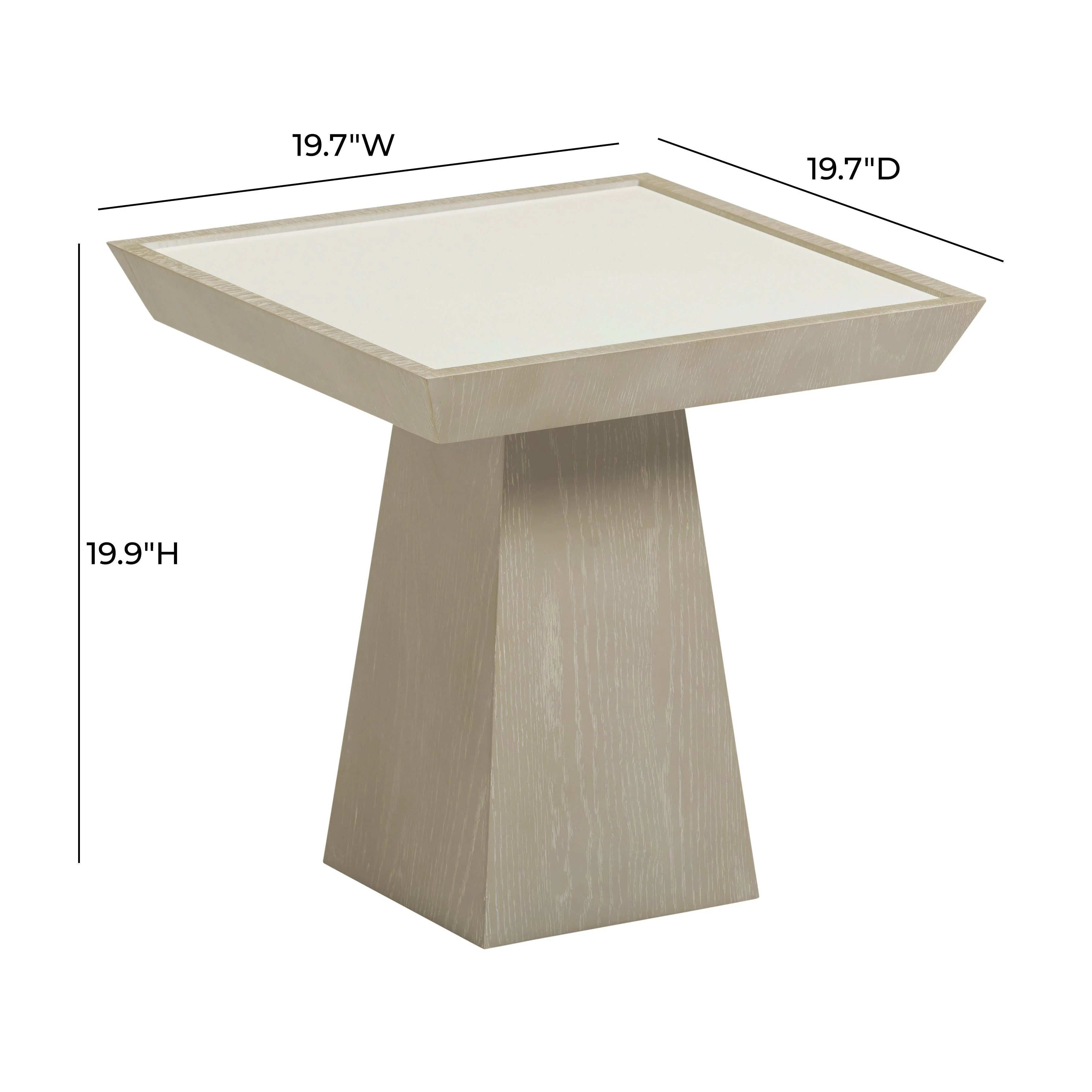Coco Washed Ash Side Table