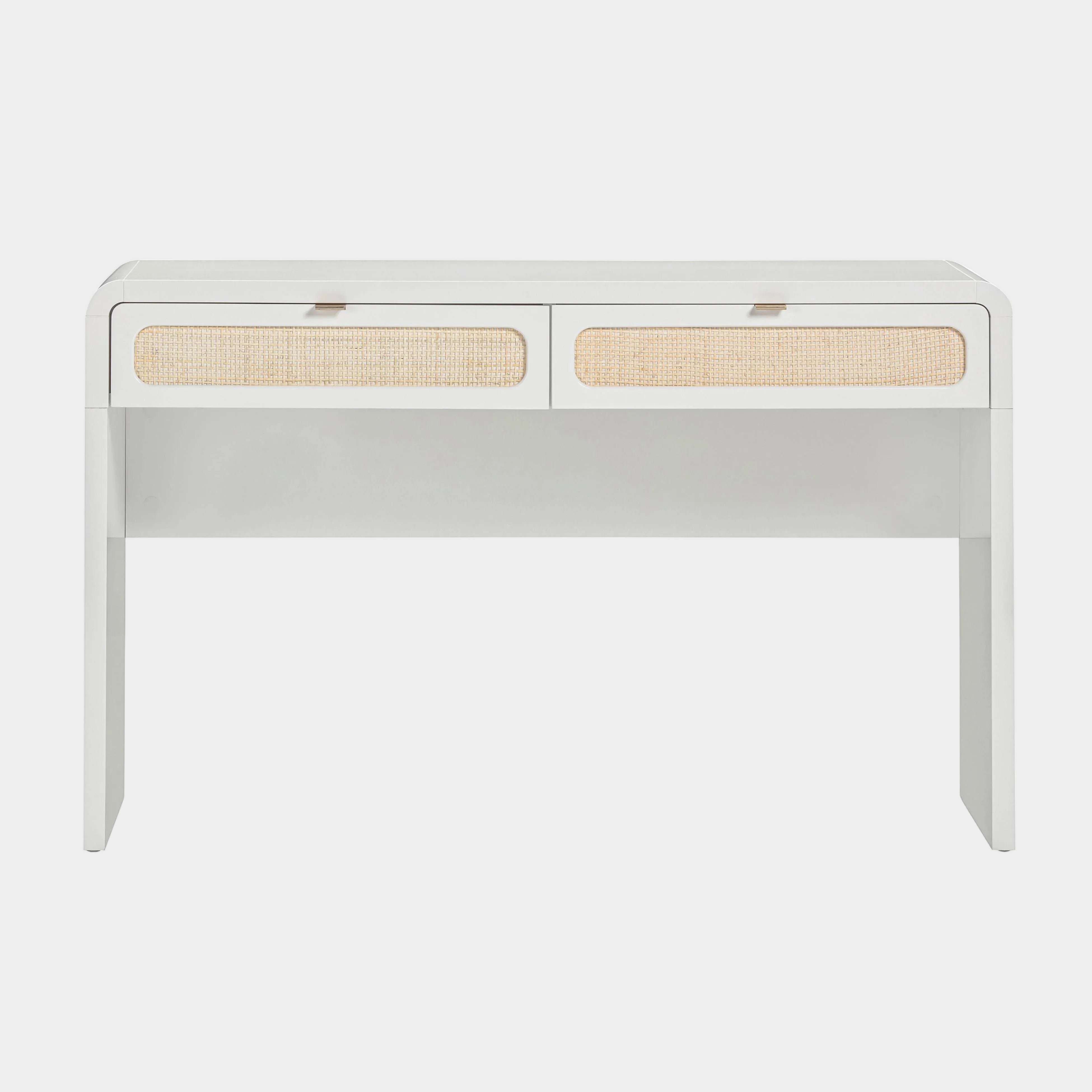 Patty 48" Rattan 2-Drawer Console Desk