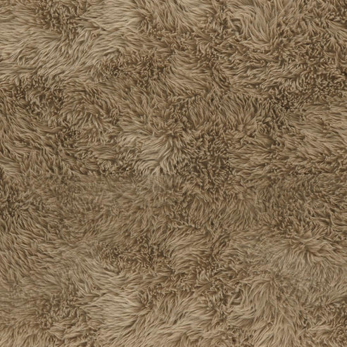 Ollie 56.5" Contract-Grade Straight Vegan Shearling Large Bench