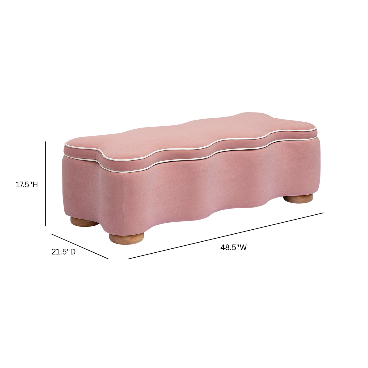 Thalia 48.5" Performance Velvet Storage Bench