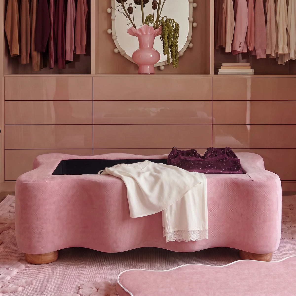 Thalia 48.5" Performance Velvet Storage Bench