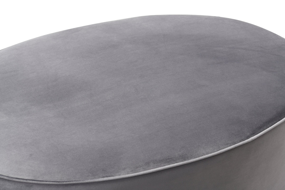 Scarlett Grey Ottoman