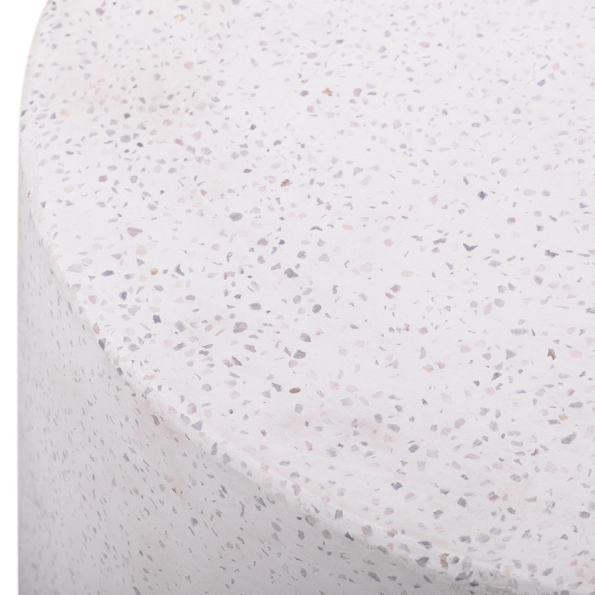 Terrazzo Light Speckled Side Table