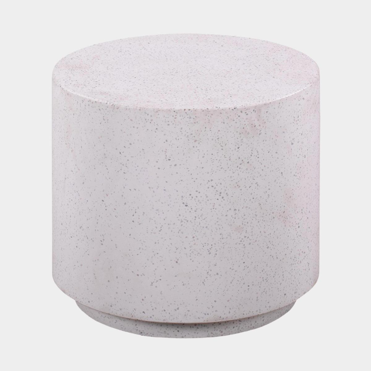 Table d'appoint Terrazzo Light mouchetée 