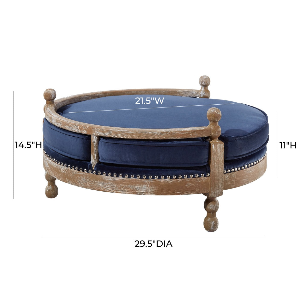 Hound Navy Pet Bed