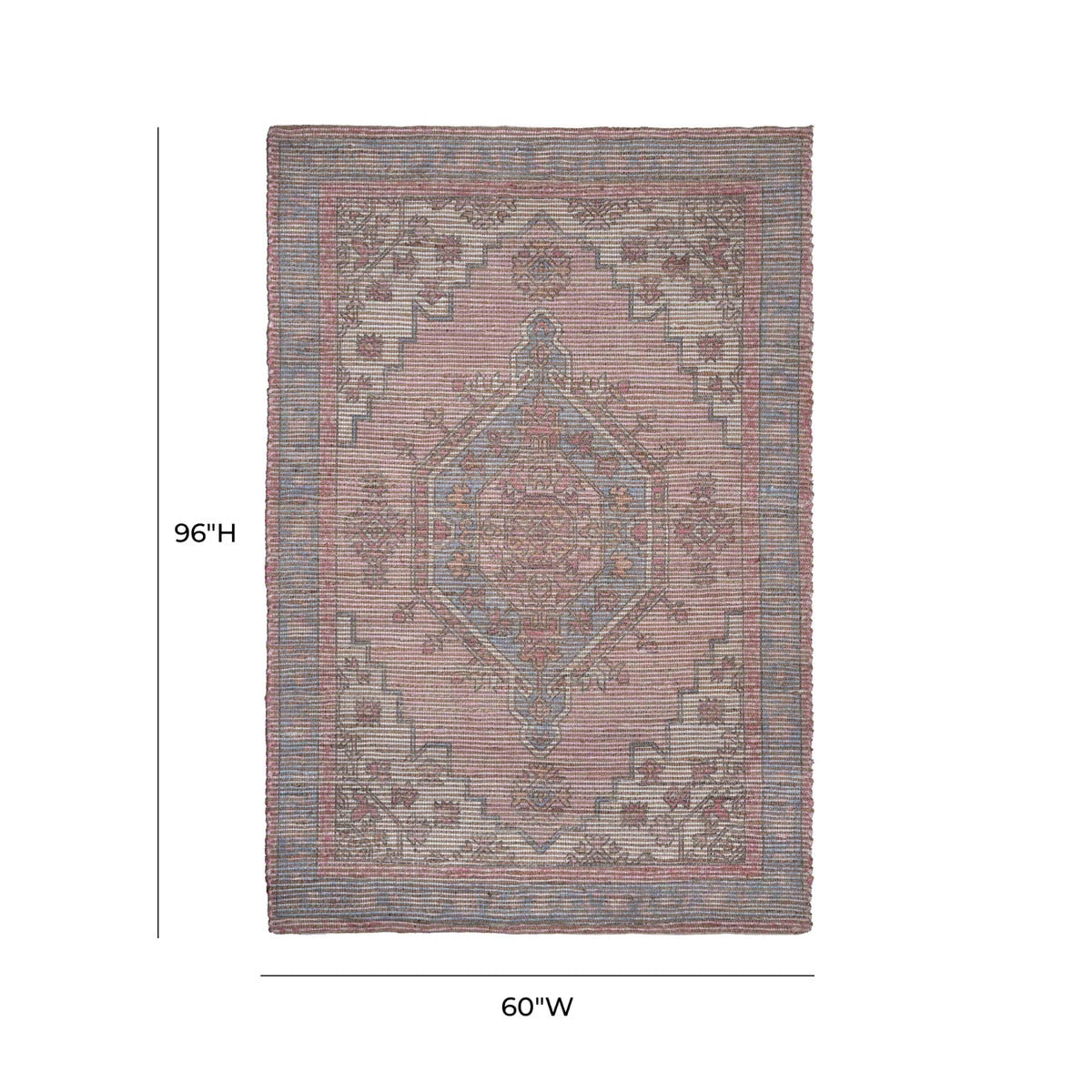 Madra Blush Tone 5' x 8' Area Rug