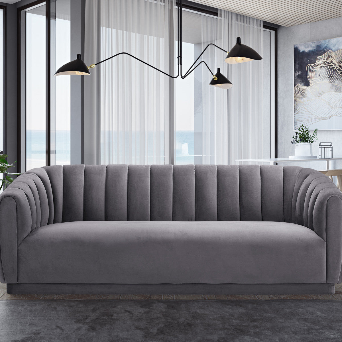 Arno Velvet Sofa
