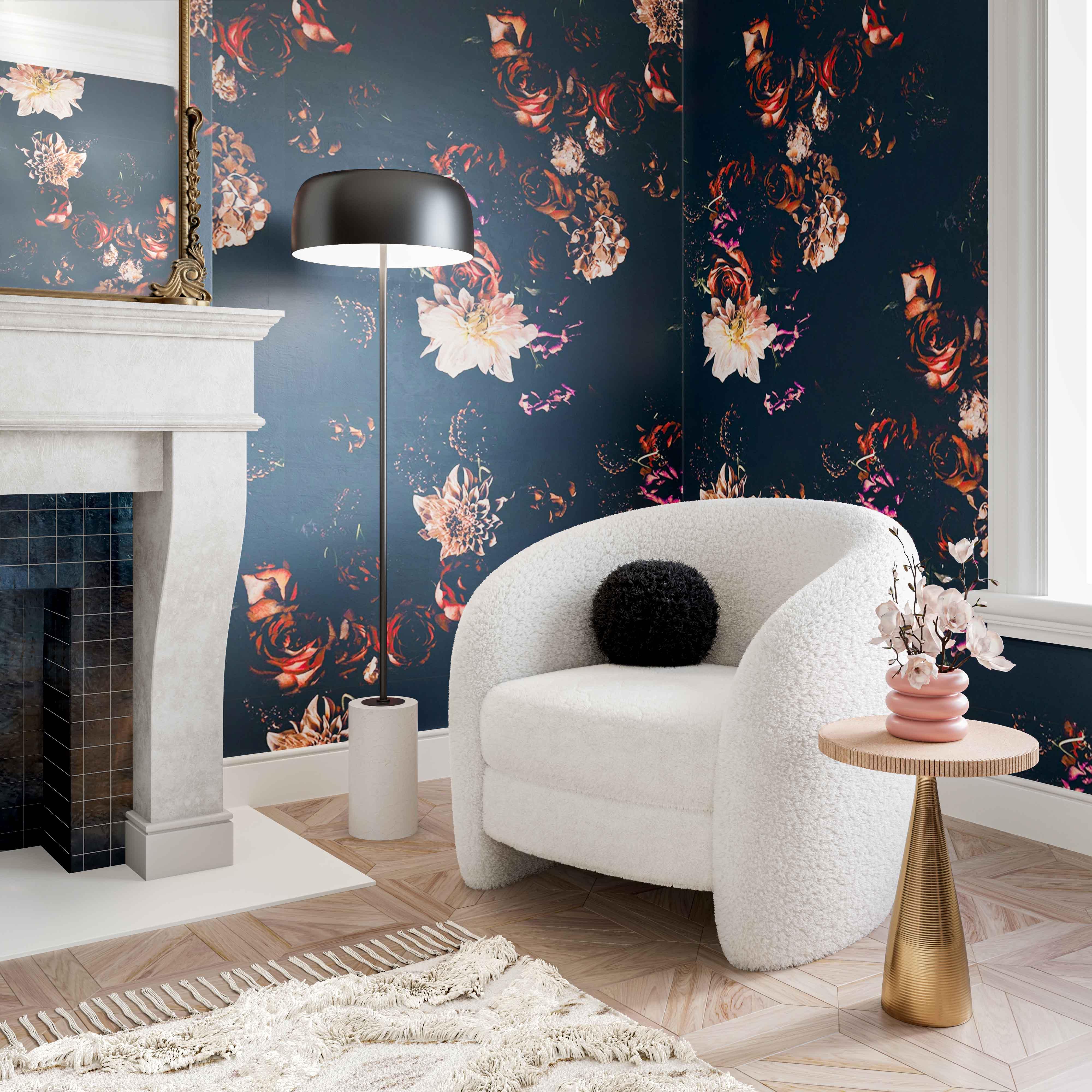 Fauteuil en fausse peau de mouton Dakota 