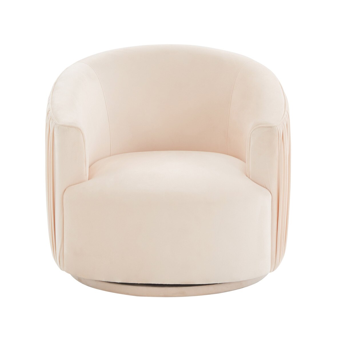 London Pesce Pleated Swivel Chair