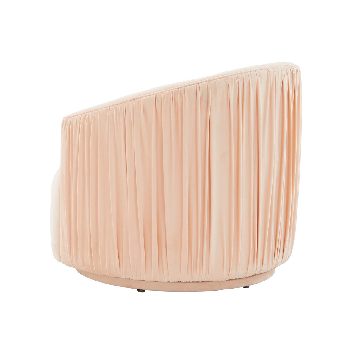 London Pesce Pleated Swivel Chair