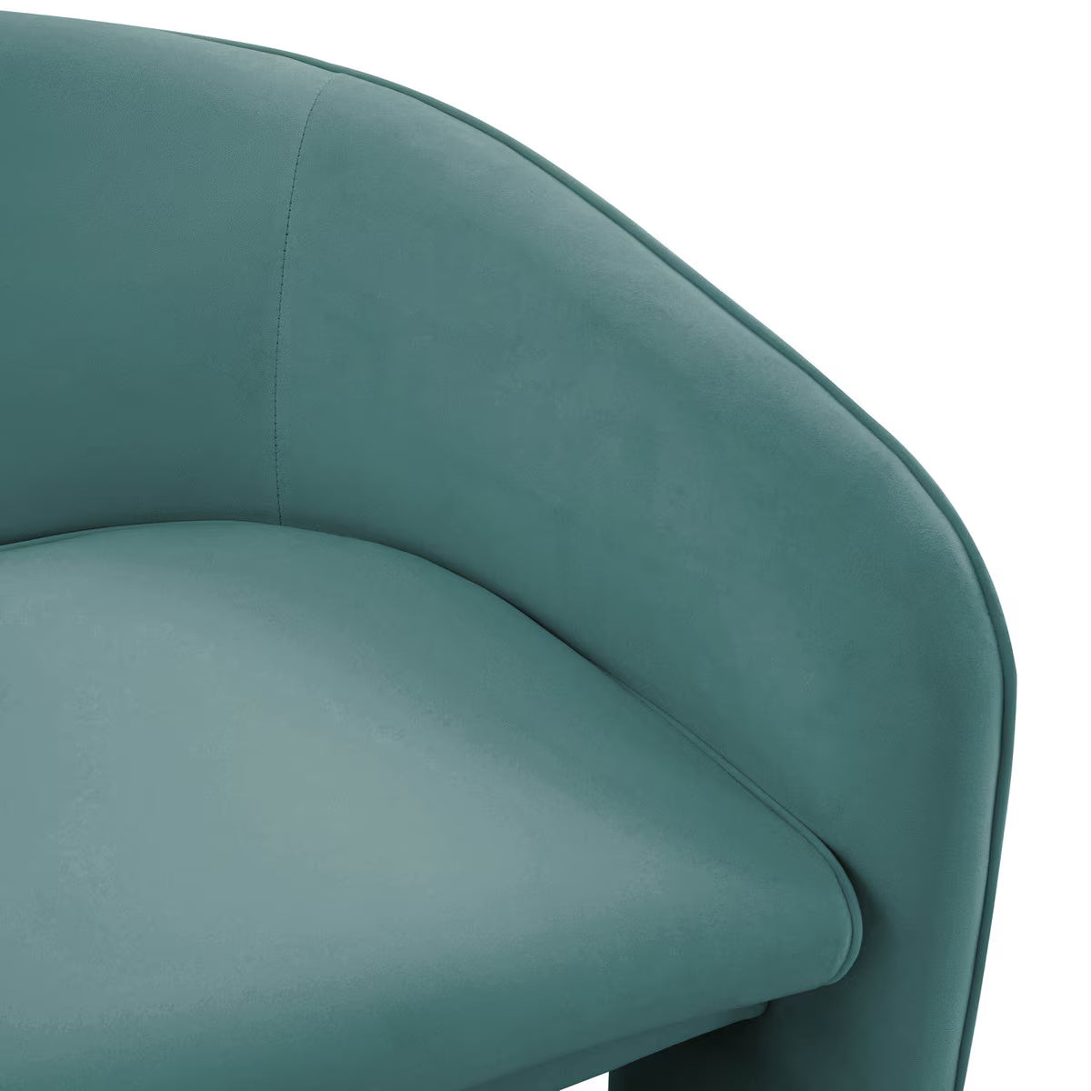 Fauteuil d'appoint en velours bleu marine Marla