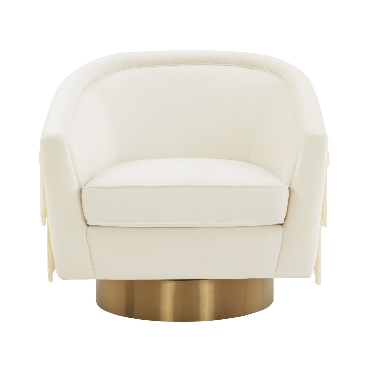 Flapper Cream Swivel Chair