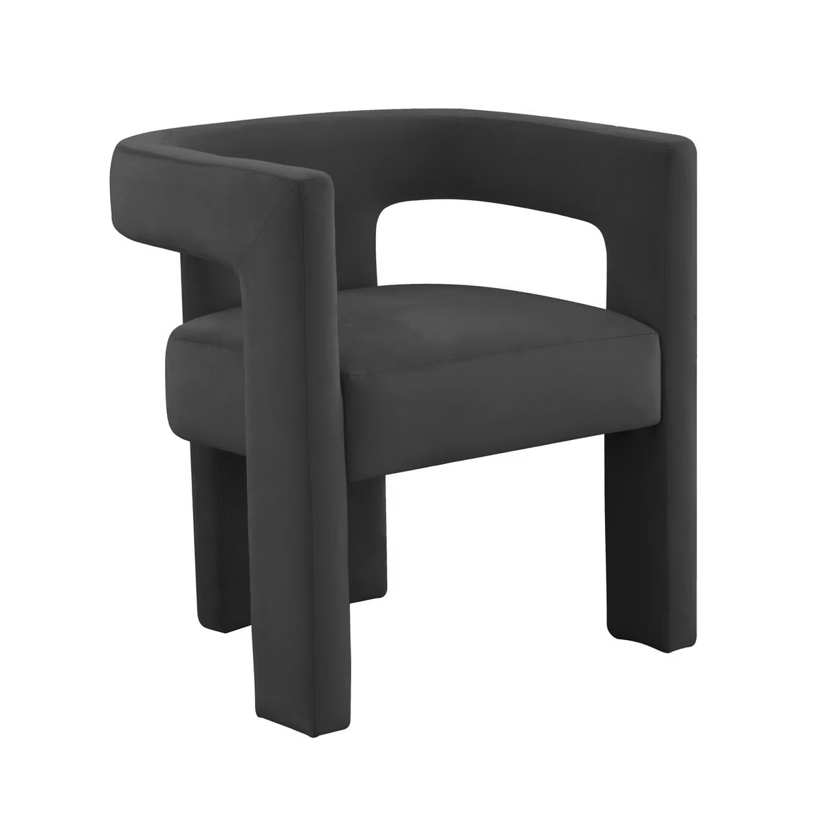 Sloane Black Velvet Chair